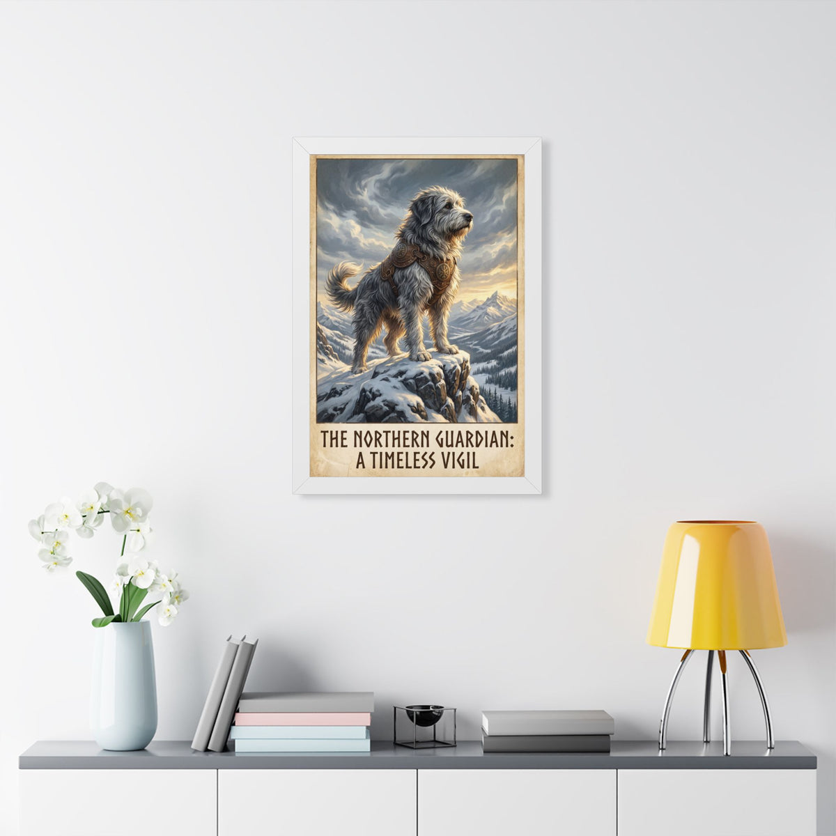 "The Northern Guardian: A Timeless Vigil" Framed Poster