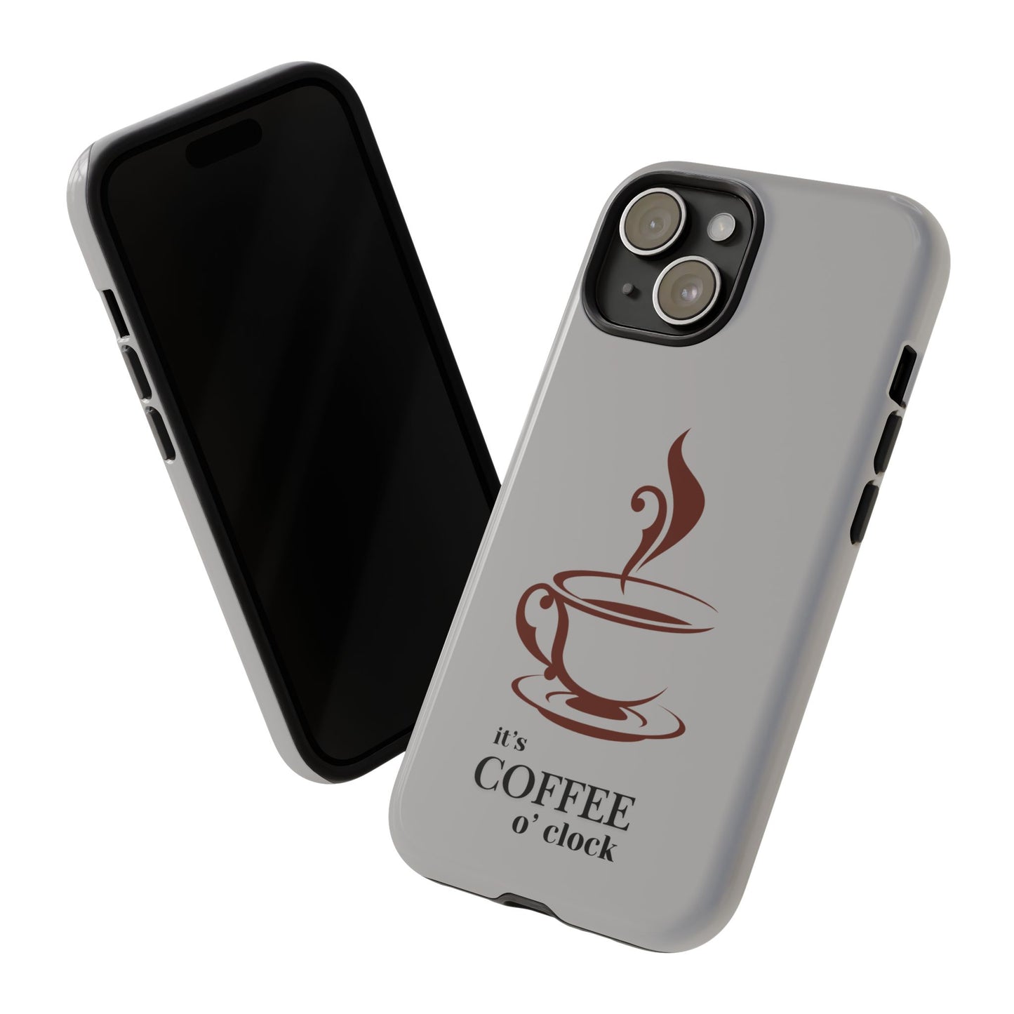 Coffee O'Clock Phone Case – Cute Coffee Cup Protective Phone Cover