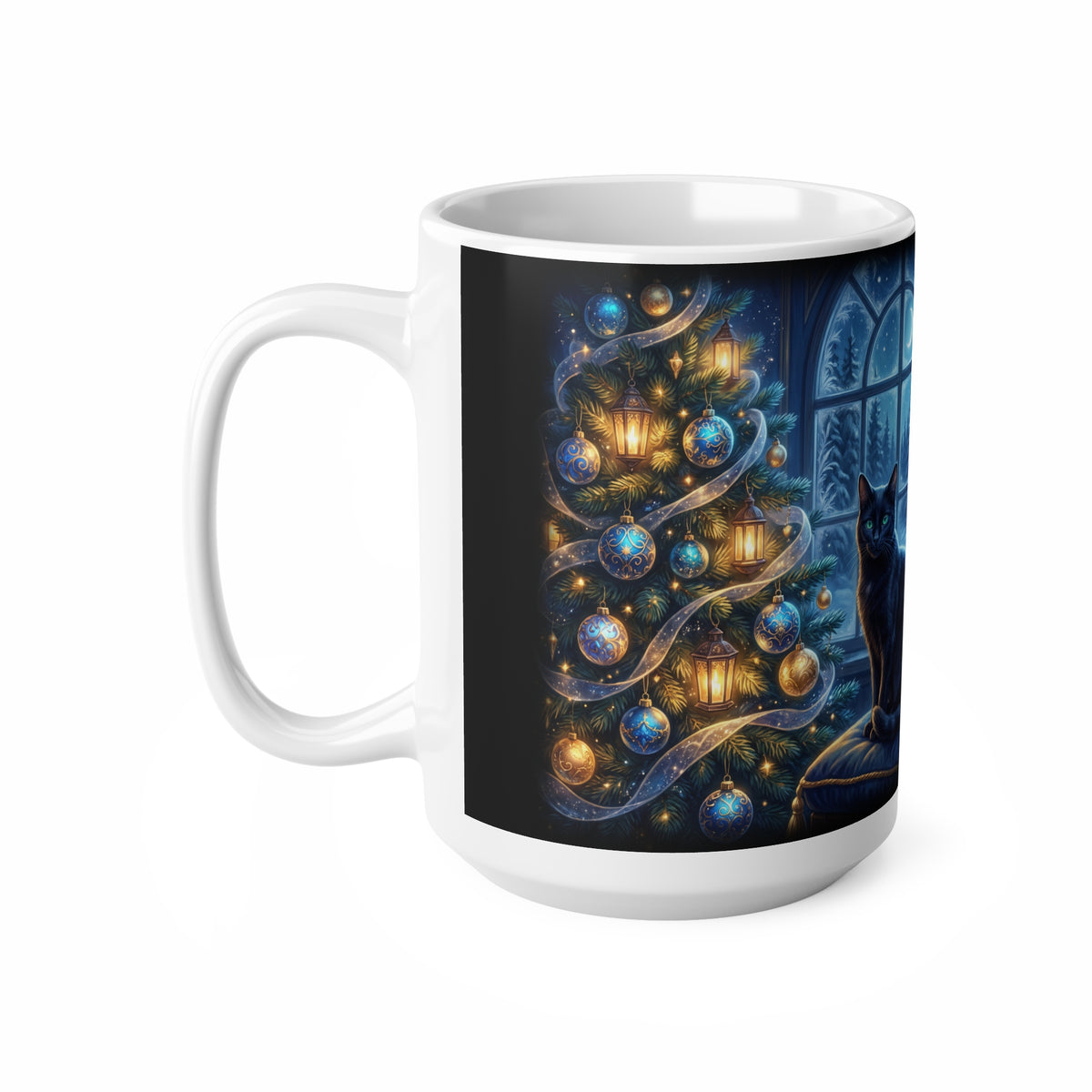Christmas Cat Coffee Mug