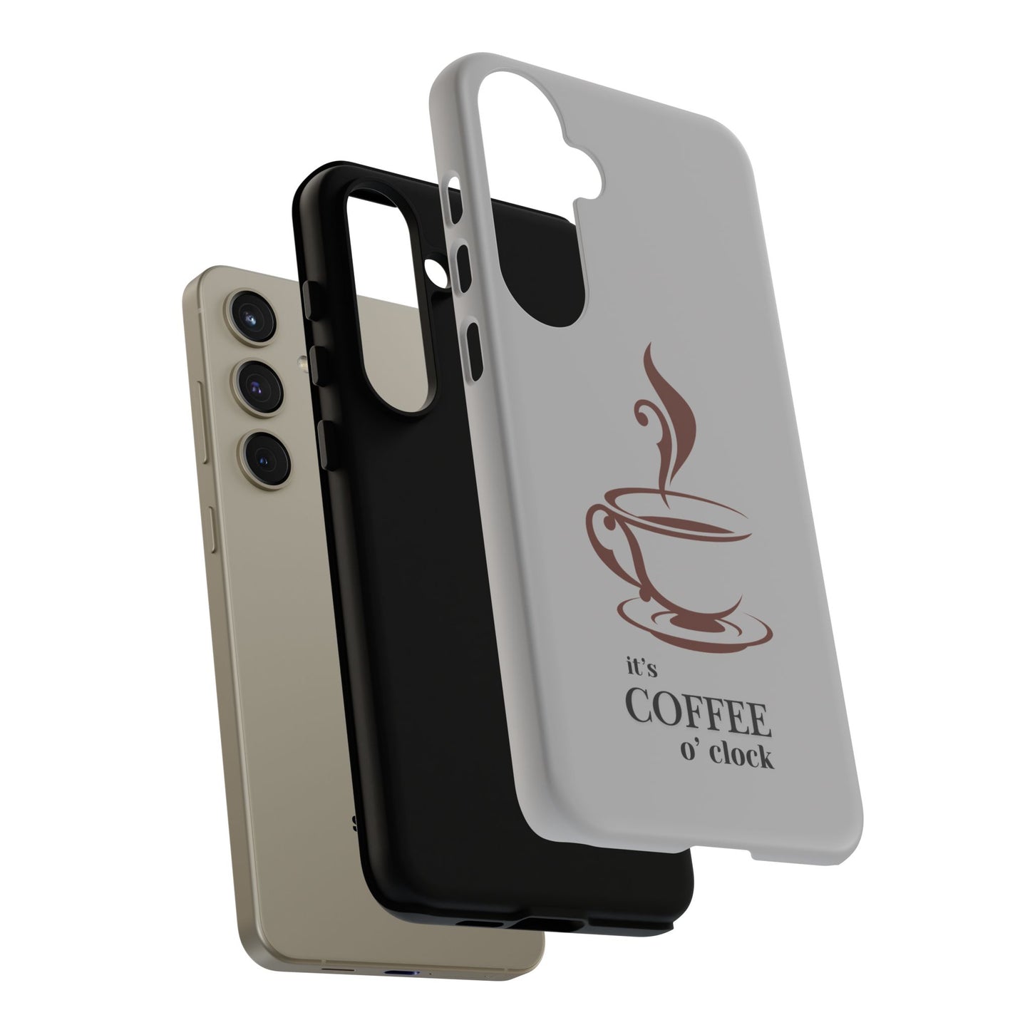 Coffee O'Clock Phone Case – Cute Coffee Cup Protective Phone Cover