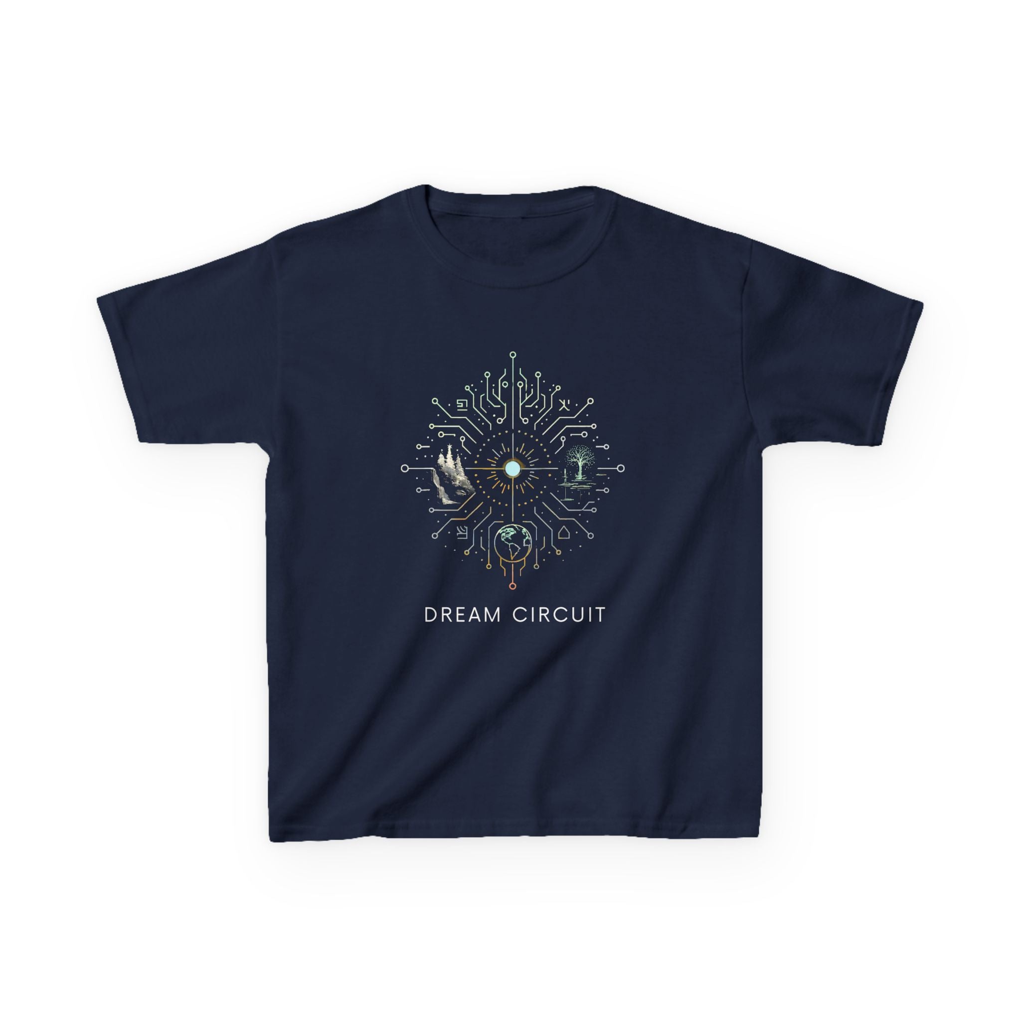 Dream Circuit Kids Tee - Cool Graphic T-Shirt for Creative Minds, Perfect for Birthdays, Everyday Wear, School Events, Gift Ideas