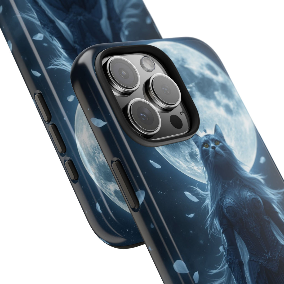 Moonlit Cat Goddess Phone Case