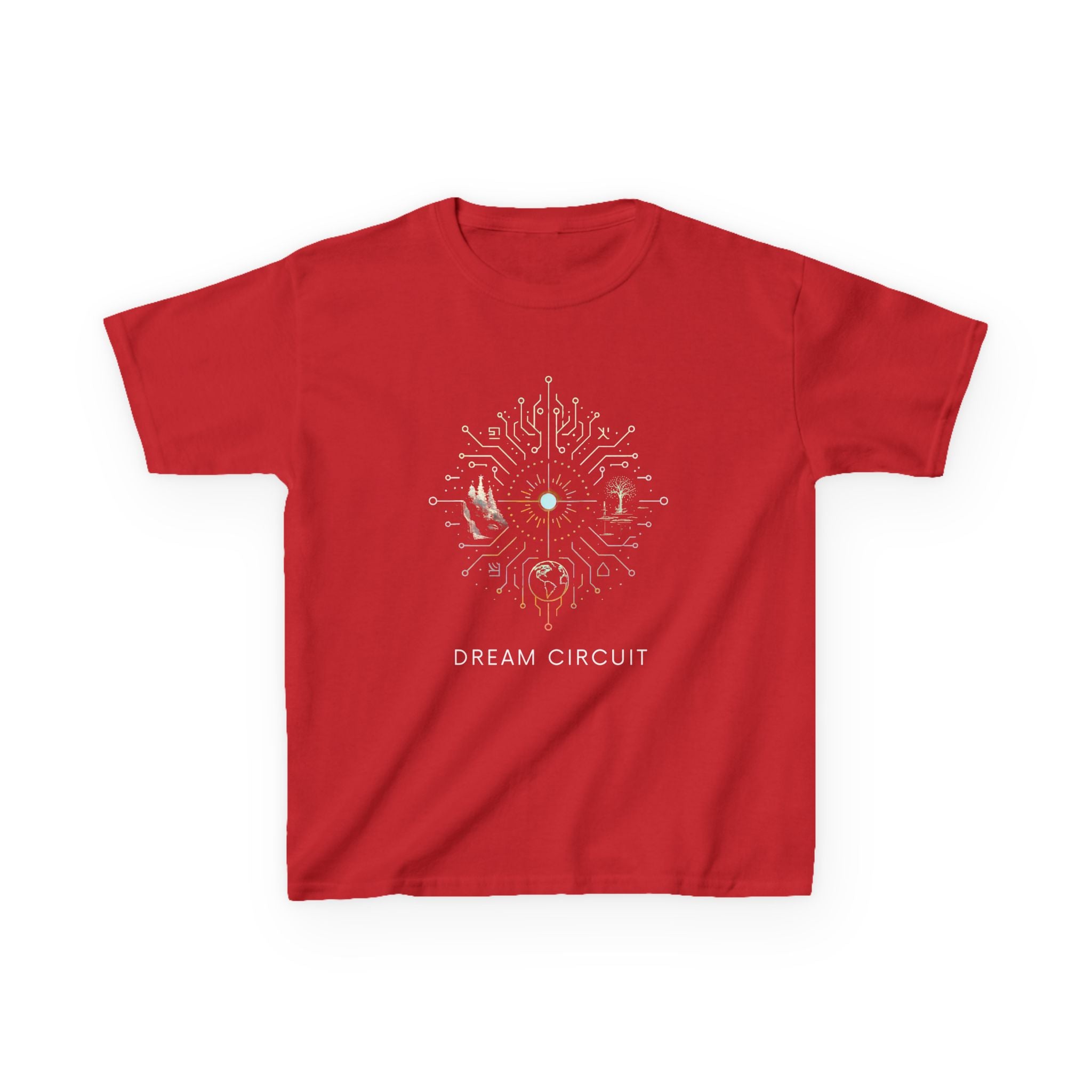 Dream Circuit Kids Tee - Cool Graphic T-Shirt for Creative Minds, Perfect for Birthdays, Everyday Wear, School Events, Gift Ideas