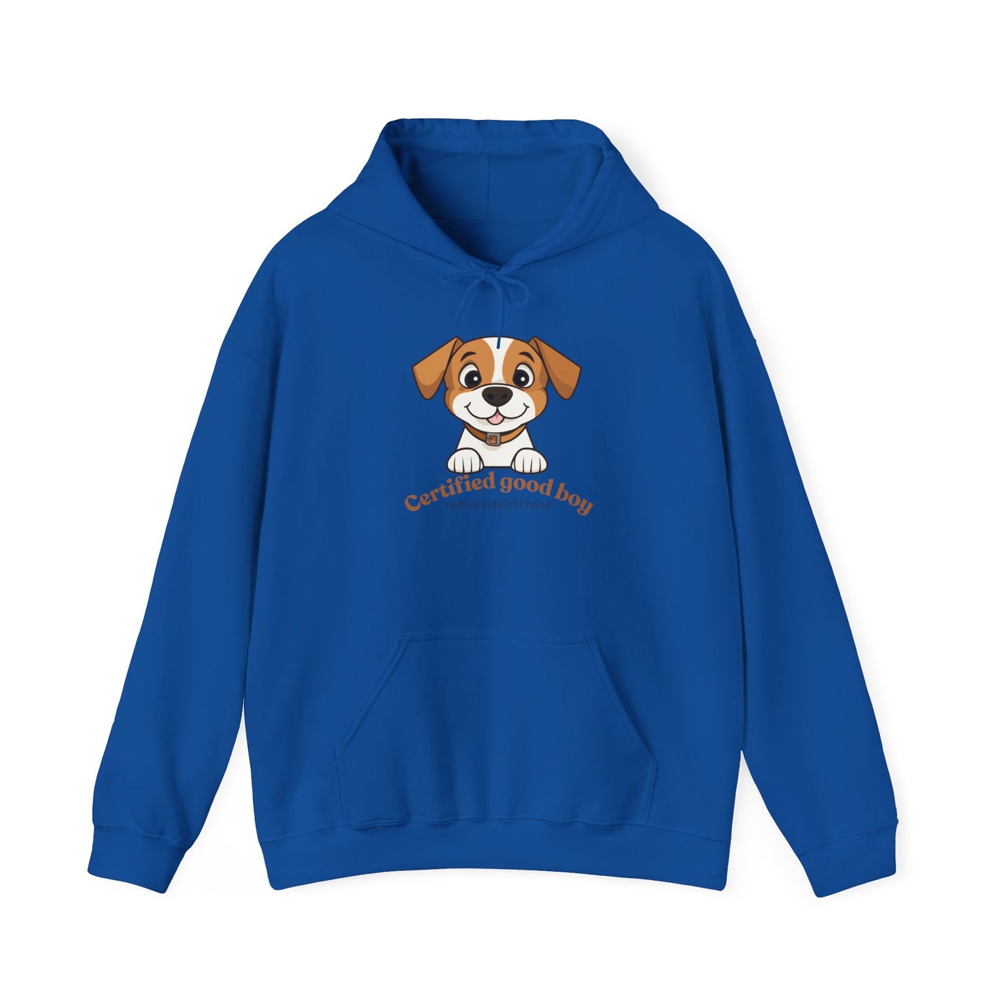 Certified Good Boy Hoodie — Cute Puppy Graphic Sweatshirt for Dog Lovers