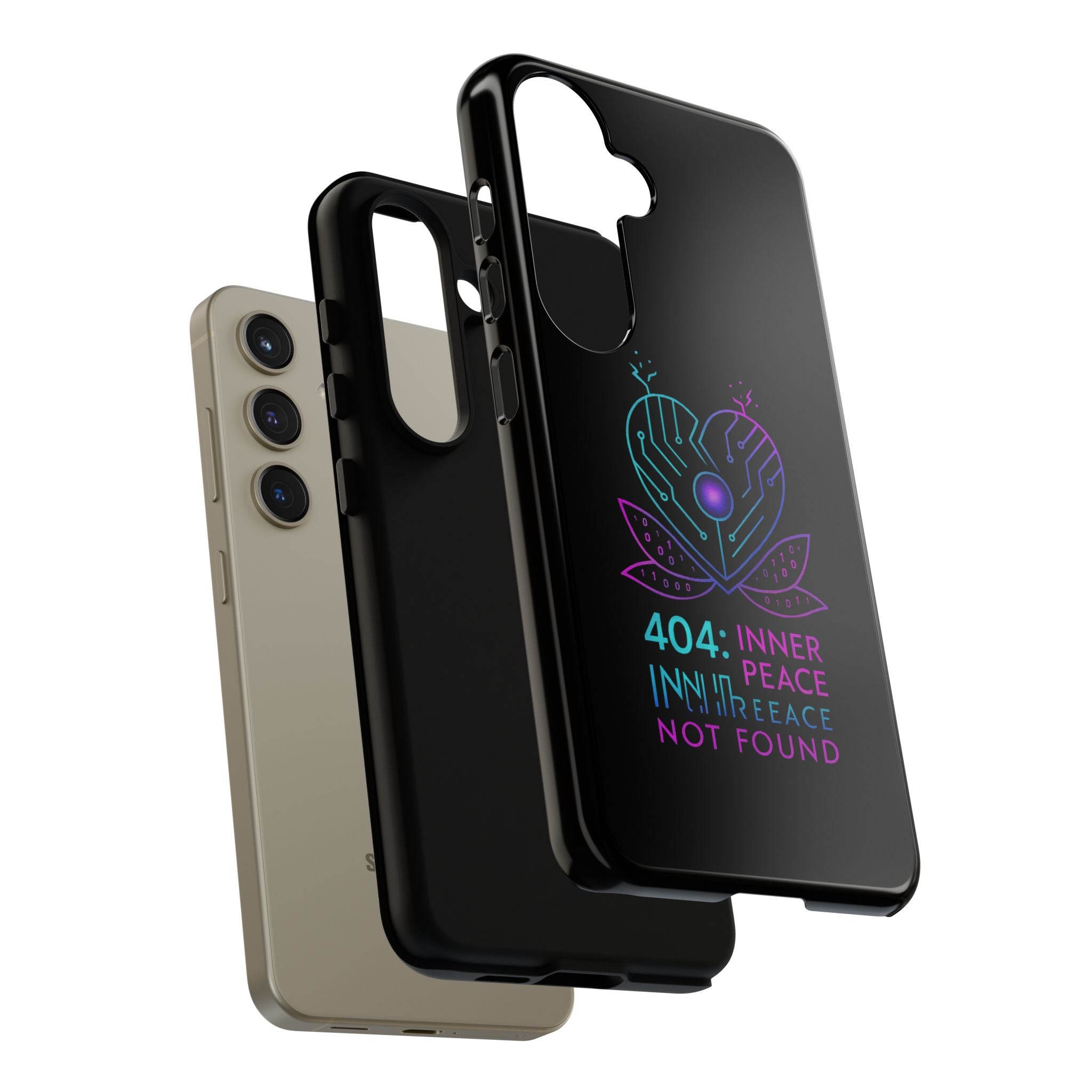 404 Inner Peace Phone Case | Tough Cases, Tech Accessories, Gift for Her, Cool Phone Cover, Unique Smartphone Case