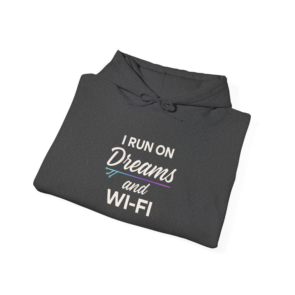 Cozy Sweatshirt for Dreamers, Unisex Hooded Sweatshirt, Perfect Gift for Tech Lovers, Motivational Apparel for College Students, Ideal [...]