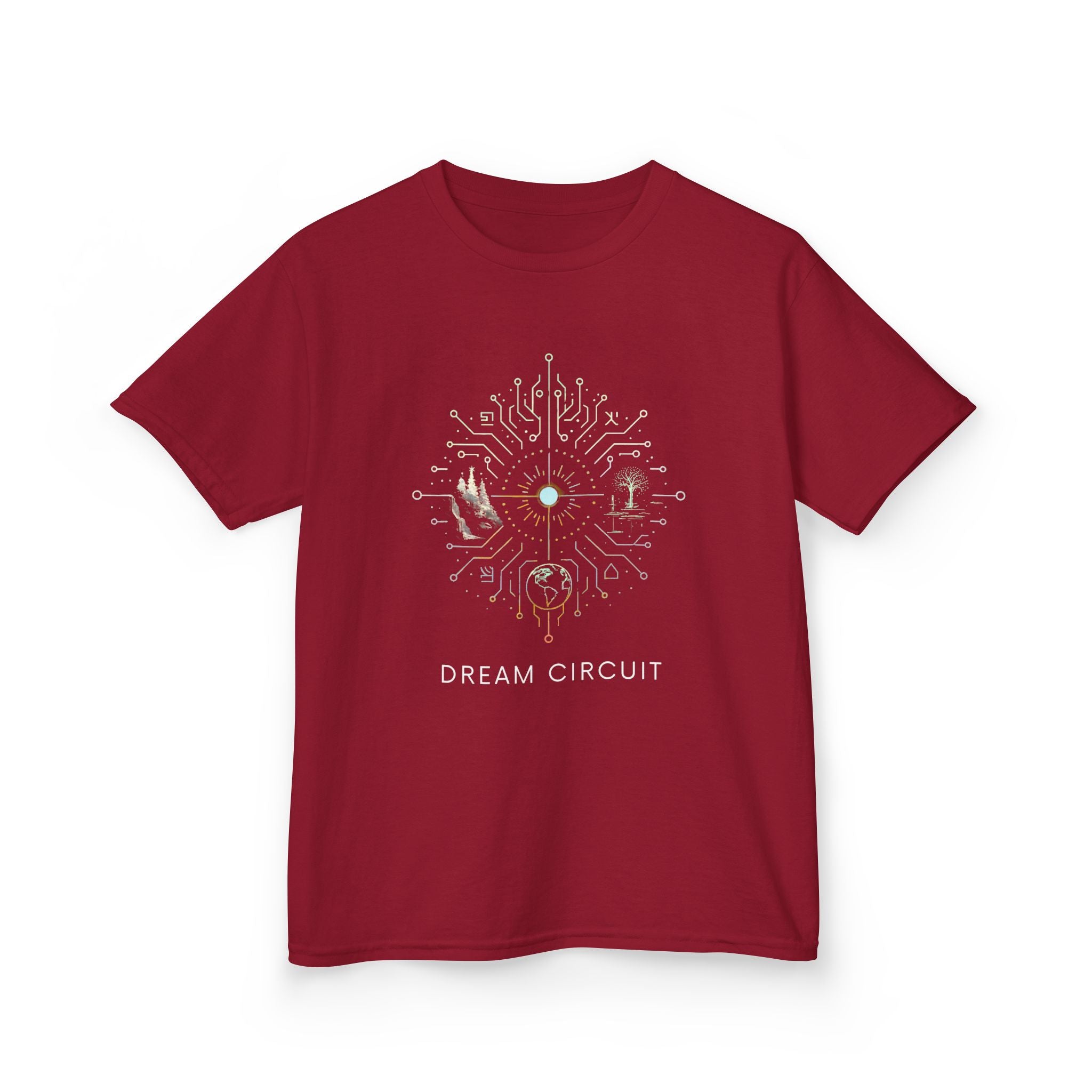 Dream Circuit Kids Tee - Cool Graphic T-Shirt for Creative Minds, Perfect for Birthdays, Everyday Wear, School Events, Gift Ideas