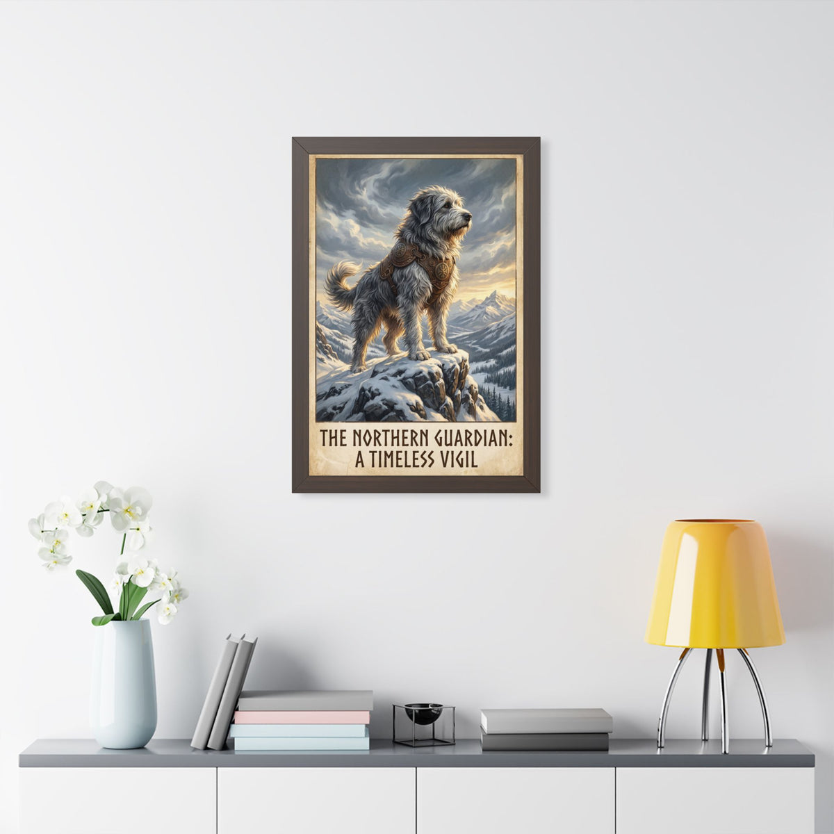 "The Northern Guardian: A Timeless Vigil" Framed Poster