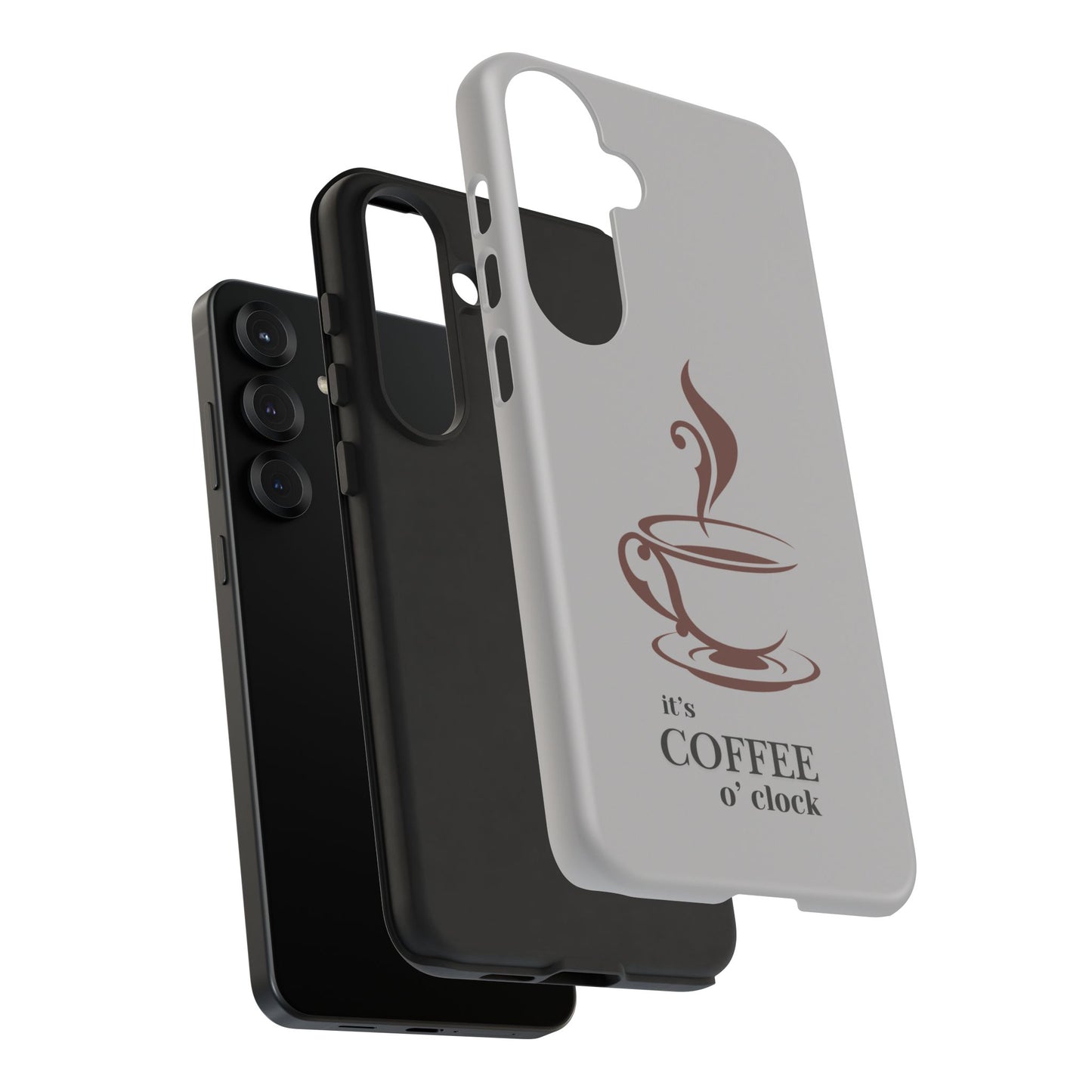 Coffee O'Clock Phone Case – Cute Coffee Cup Protective Phone Cover