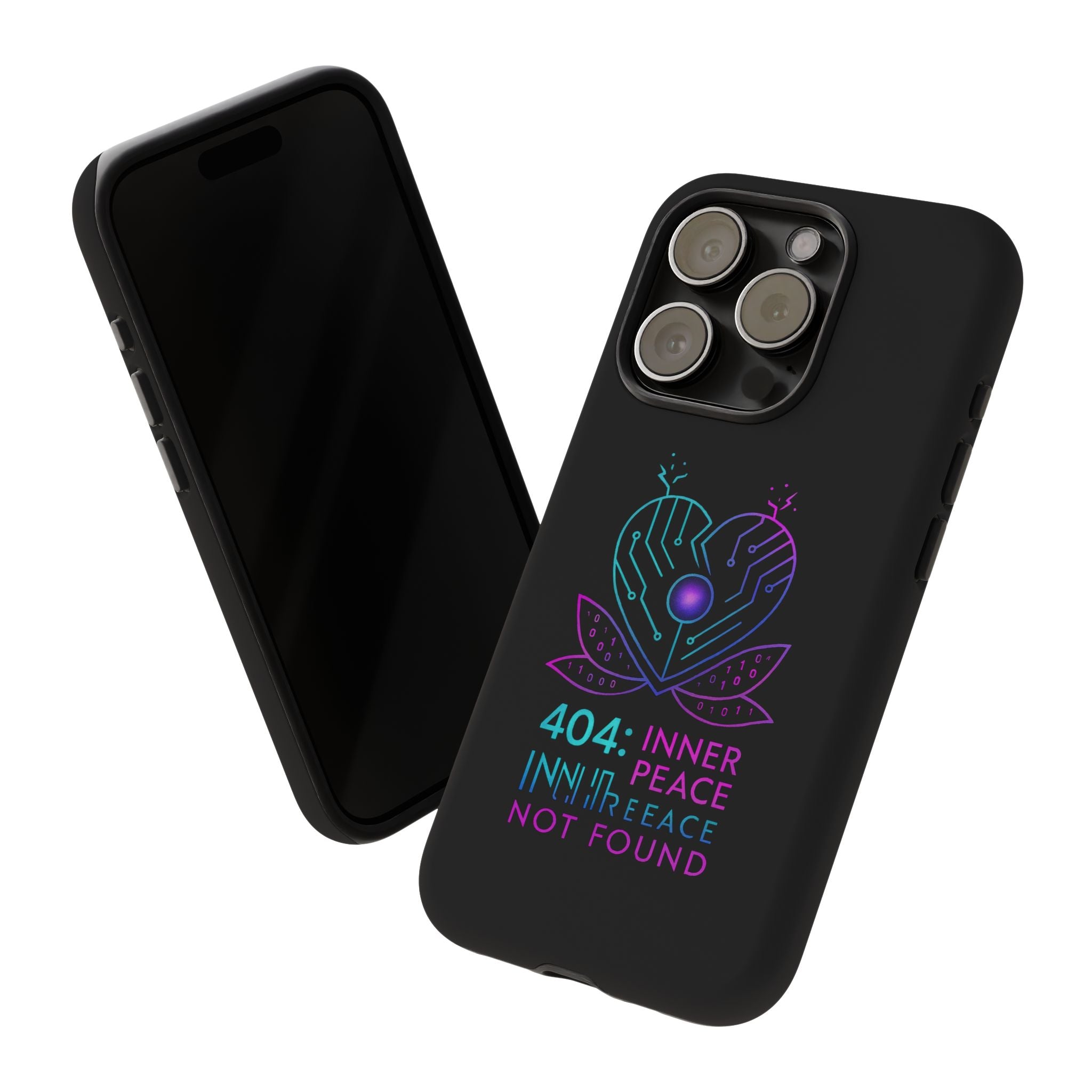 404 Inner Peace Phone Case | Tough Cases, Tech Accessories, Gift for Her, Cool Phone Cover, Unique Smartphone Case