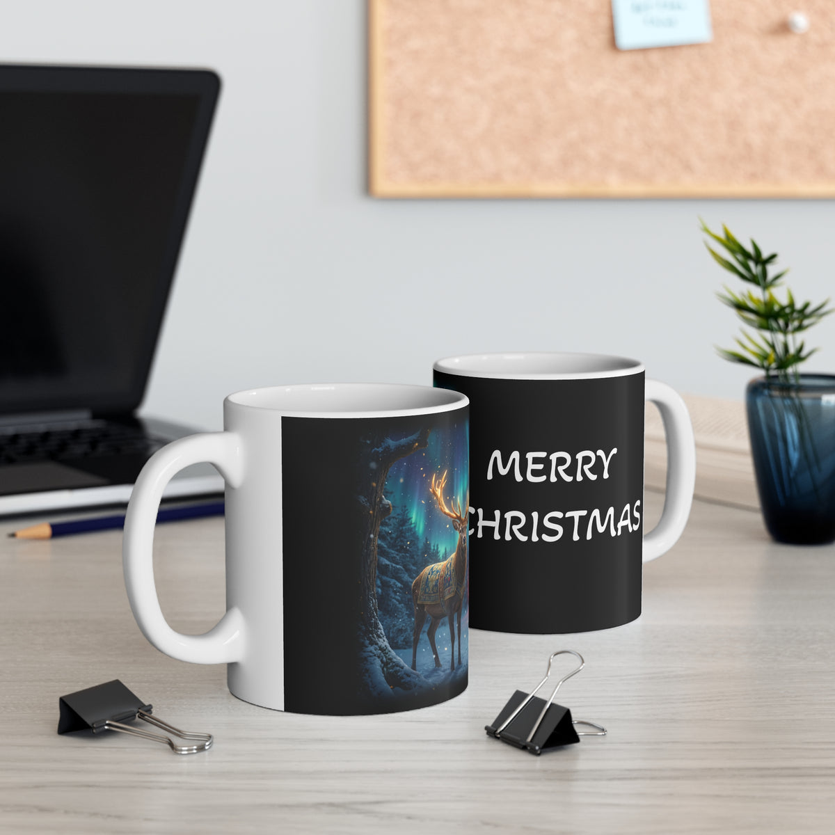 Christmas Reindeer Coffee Mug