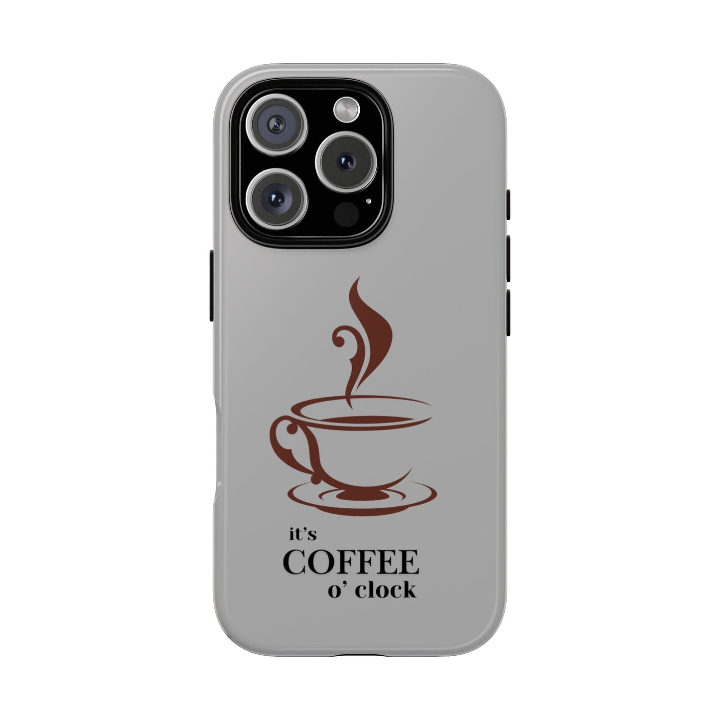 Coffee O'Clock Phone Case – Cute Coffee Cup Protective Phone Cover