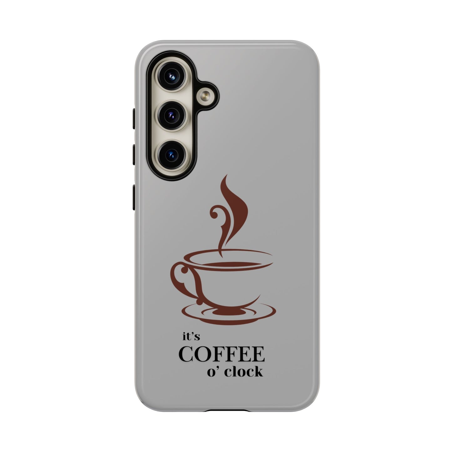 Coffee O'Clock Phone Case – Cute Coffee Cup Protective Phone Cover