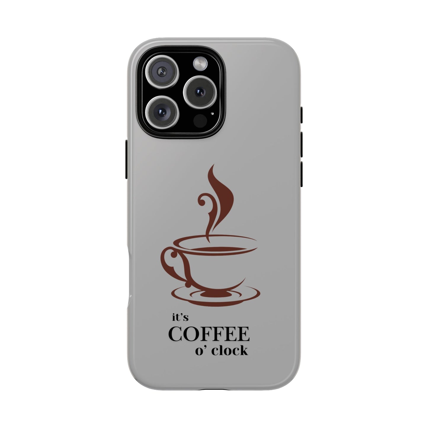 Coffee O'Clock Phone Case – Cute Coffee Cup Protective Phone Cover