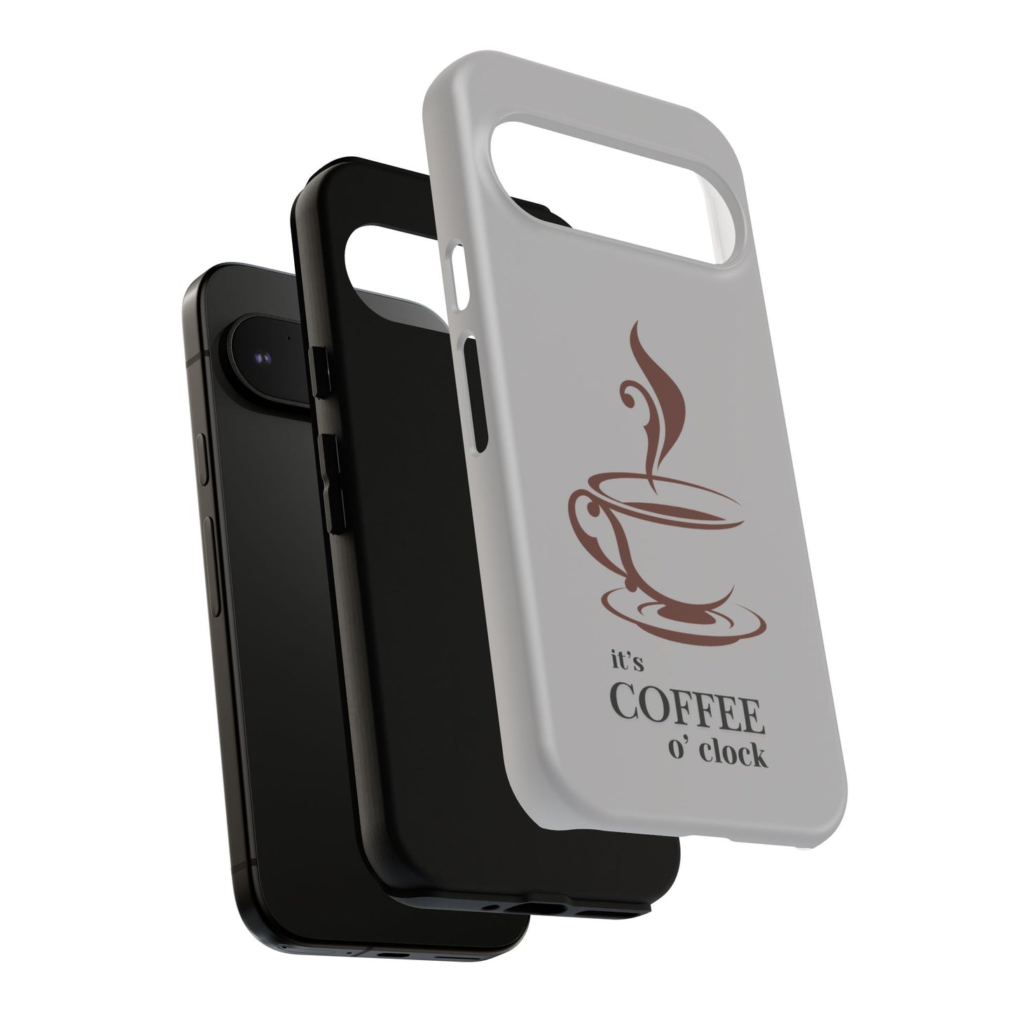 Coffee O'Clock Phone Case – Cute Coffee Cup Protective Phone Cover