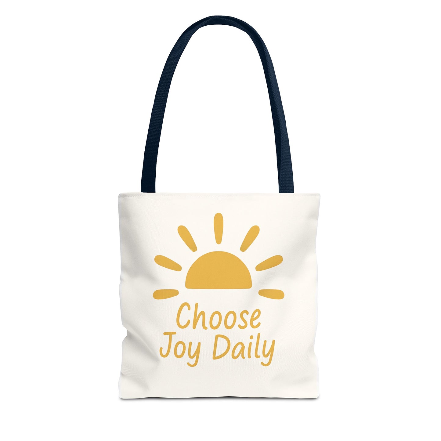 Choose Joy Daily Tote Bag — Sunny Inspirational Canvas Tote