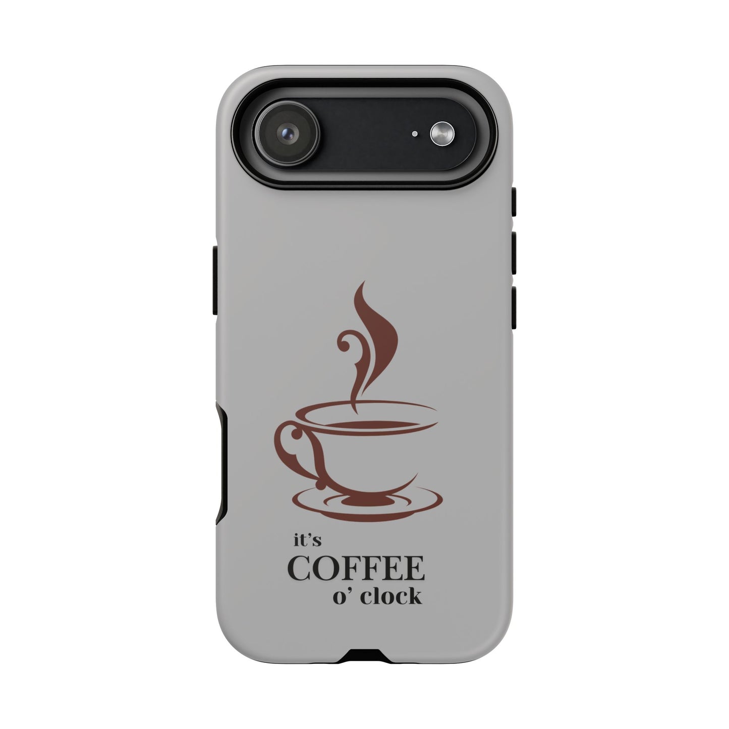 Coffee O'Clock Phone Case – Cute Coffee Cup Protective Phone Cover