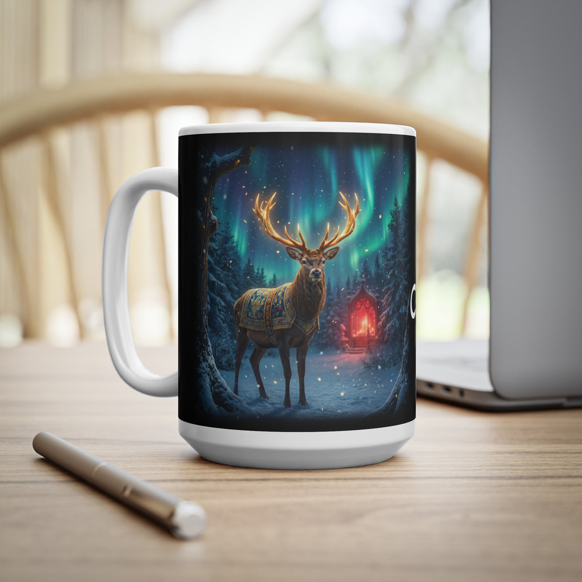 Christmas Reindeer Coffee Mug
