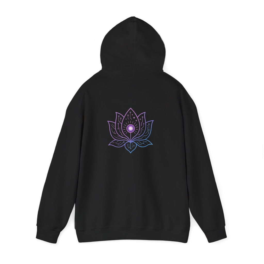 Lotus Flower Hoodie, Spiritual Sweatshirt, Yoga Gear, Meditation Apparel, Unisex Heavy Blend Hoodie, Gift for Him and Her