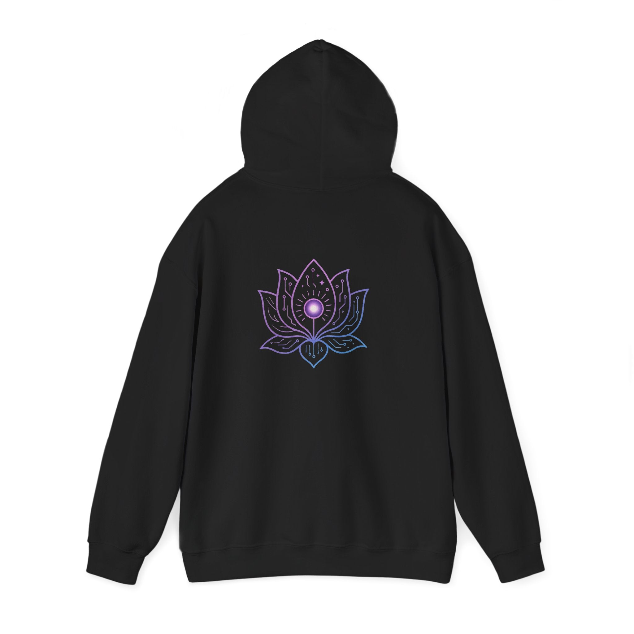 Lotus Flower Hoodie, Spiritual Sweatshirt, Yoga Gear, Meditation Apparel, Unisex Heavy Blend Hoodie, Gift for Him and Her