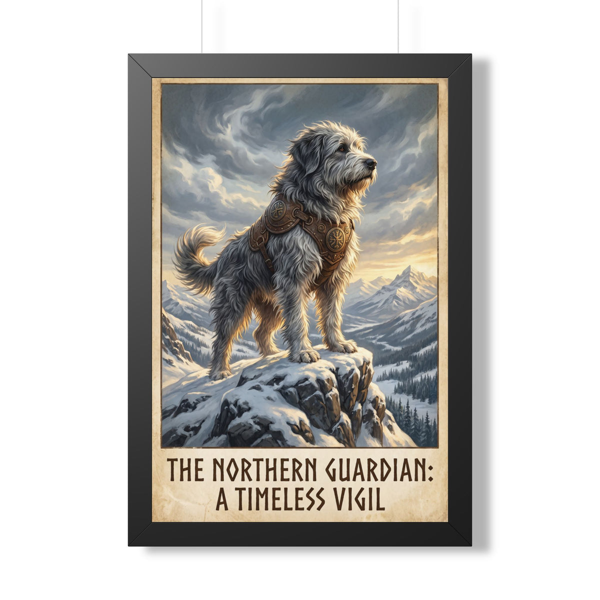 "The Northern Guardian: A Timeless Vigil" Framed Poster