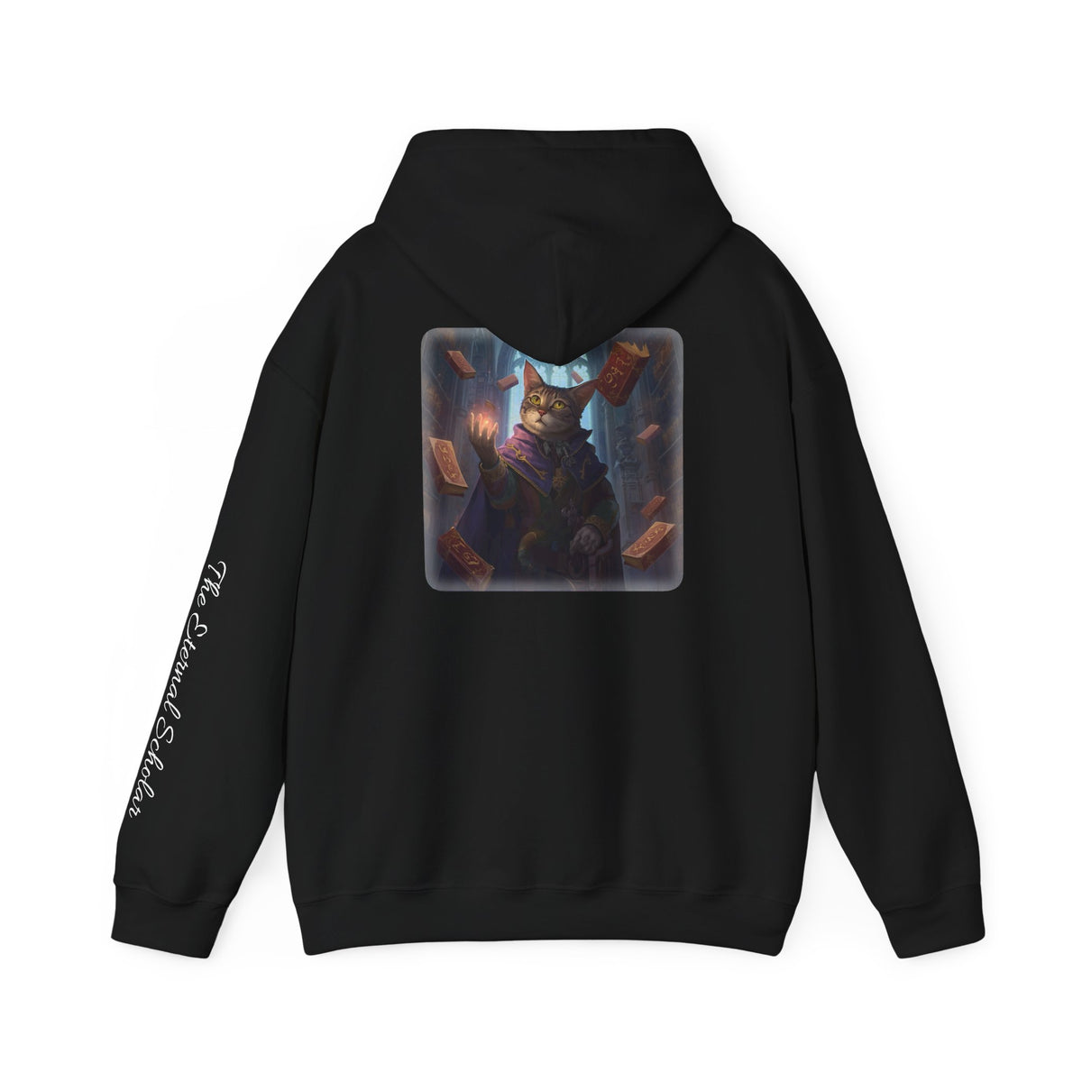 "Keeper of Wisdom" Cat Hoodie