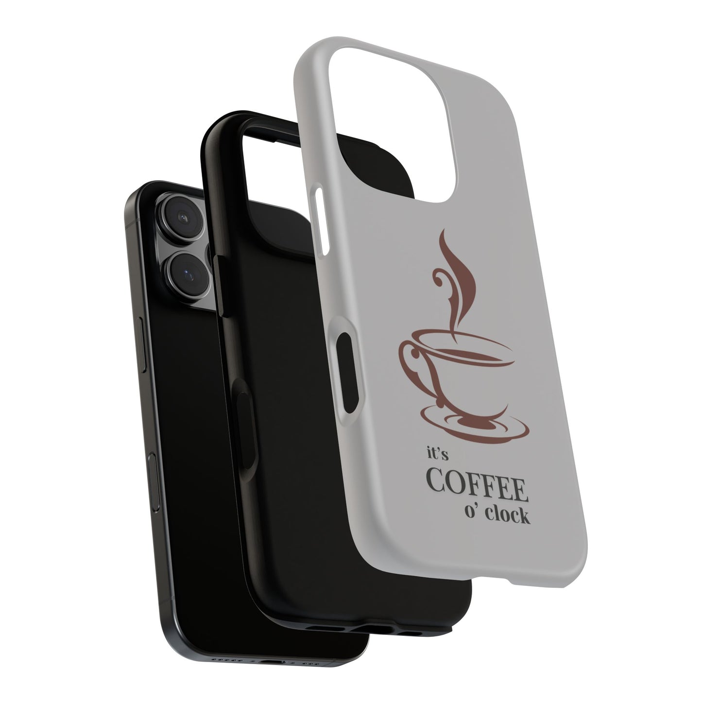 Coffee O'Clock Phone Case – Cute Coffee Cup Protective Phone Cover