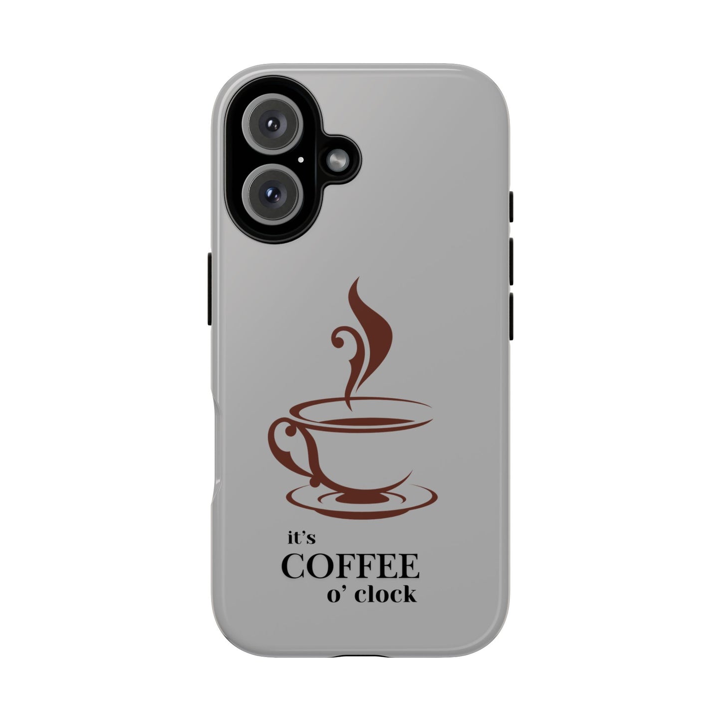 Coffee O'Clock Phone Case – Cute Coffee Cup Protective Phone Cover