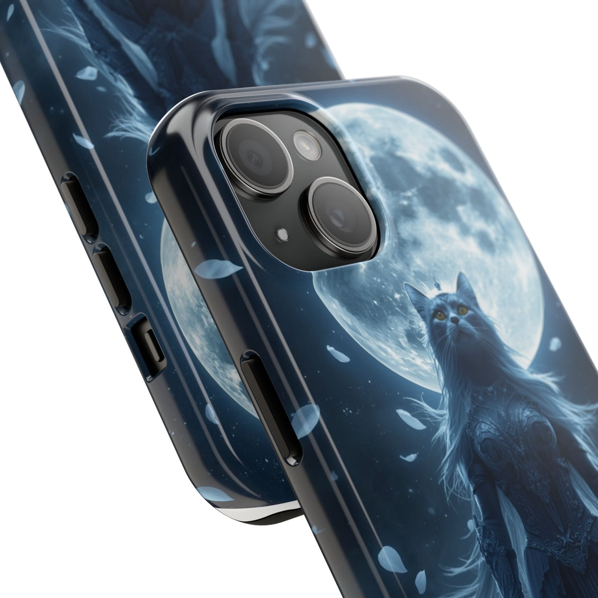 Moonlit Cat Goddess Phone Case