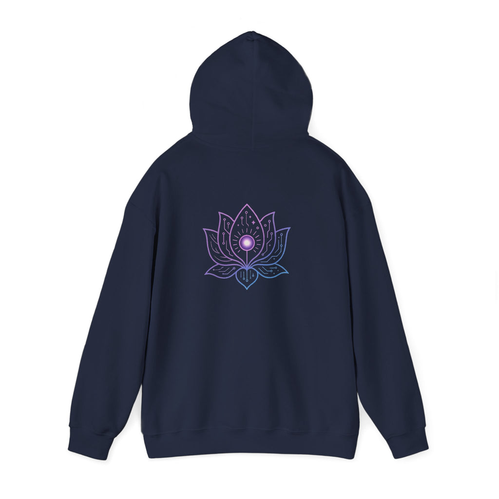 Lotus Flower Hoodie, Spiritual Sweatshirt, Yoga Gear, Meditation Apparel, Unisex Heavy Blend Hoodie, Gift for Him and Her