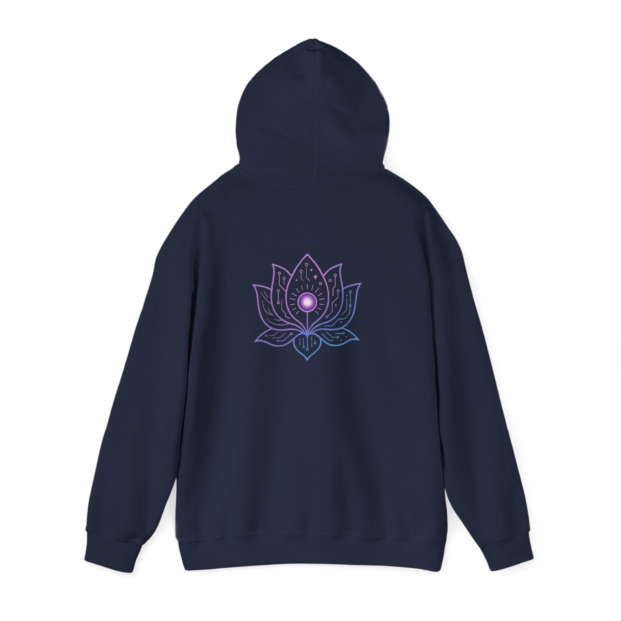 Lotus Flower Hoodie, Spiritual Sweatshirt, Yoga Gear, Meditation Apparel, Unisex Heavy Blend Hoodie, Gift for Him and Her