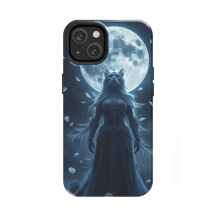 Moonlit Cat Goddess Phone Case