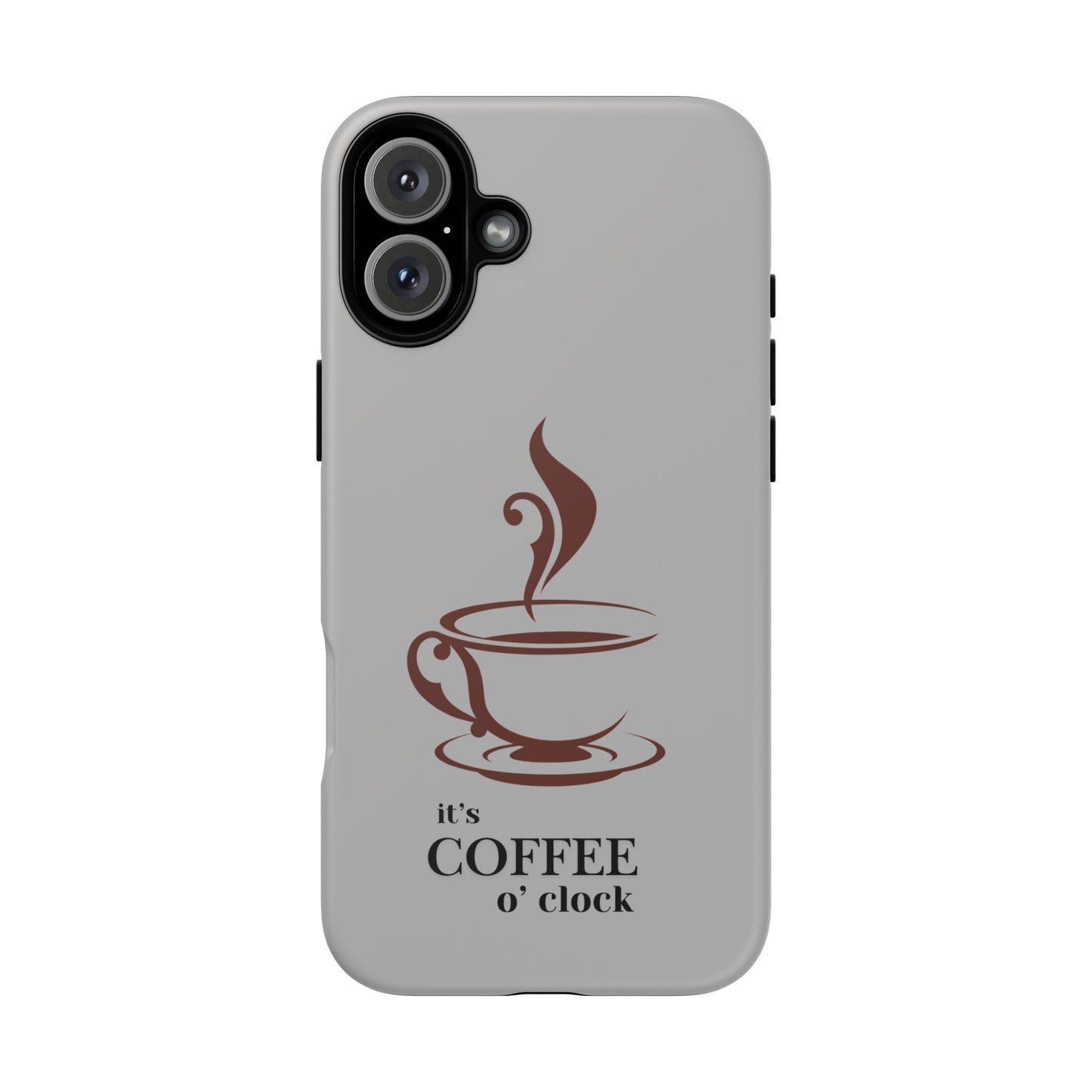 Coffee O'Clock Phone Case – Cute Coffee Cup Protective Phone Cover