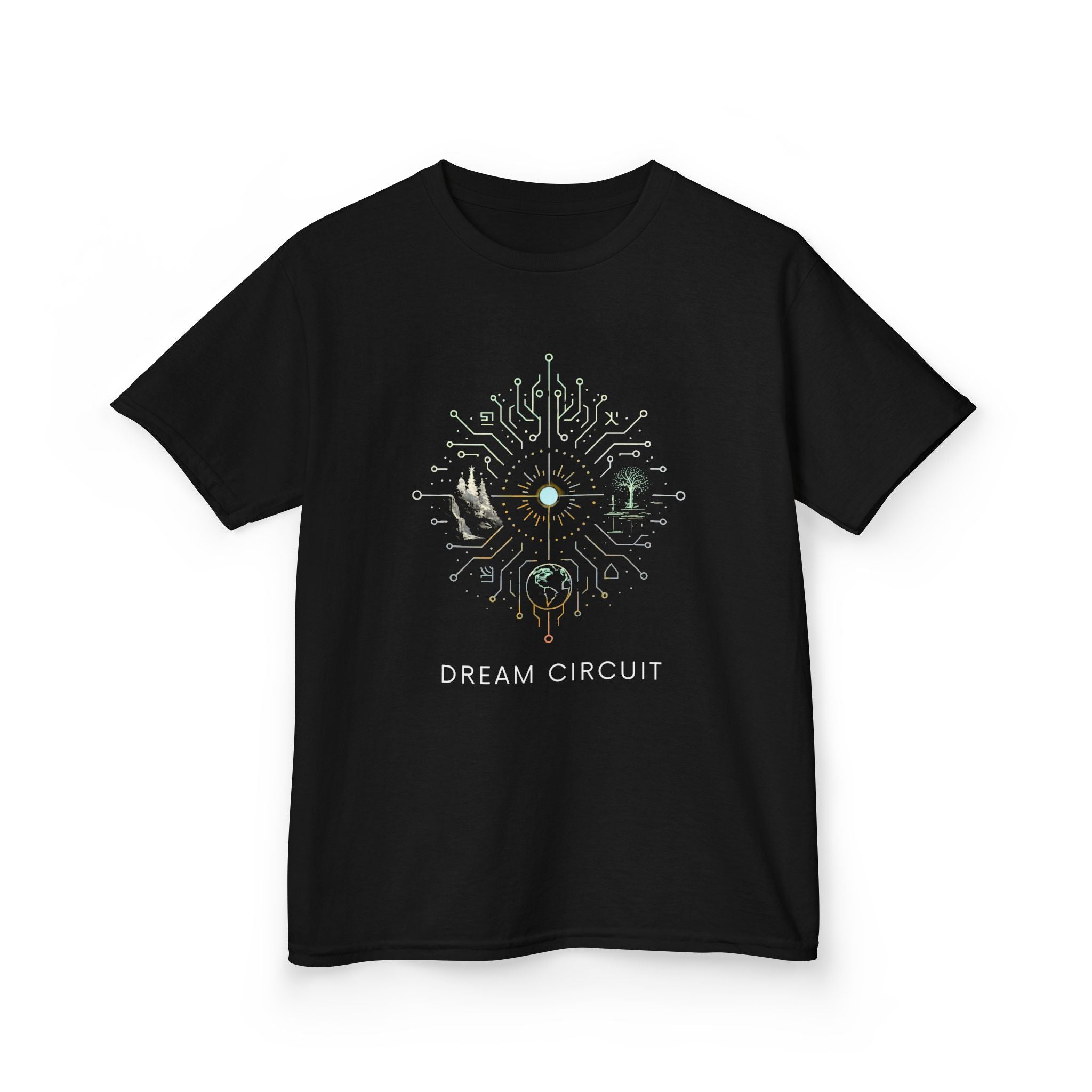 Dream Circuit Kids Tee - Cool Graphic T-Shirt for Creative Minds, Perfect for Birthdays, Everyday Wear, School Events, Gift Ideas