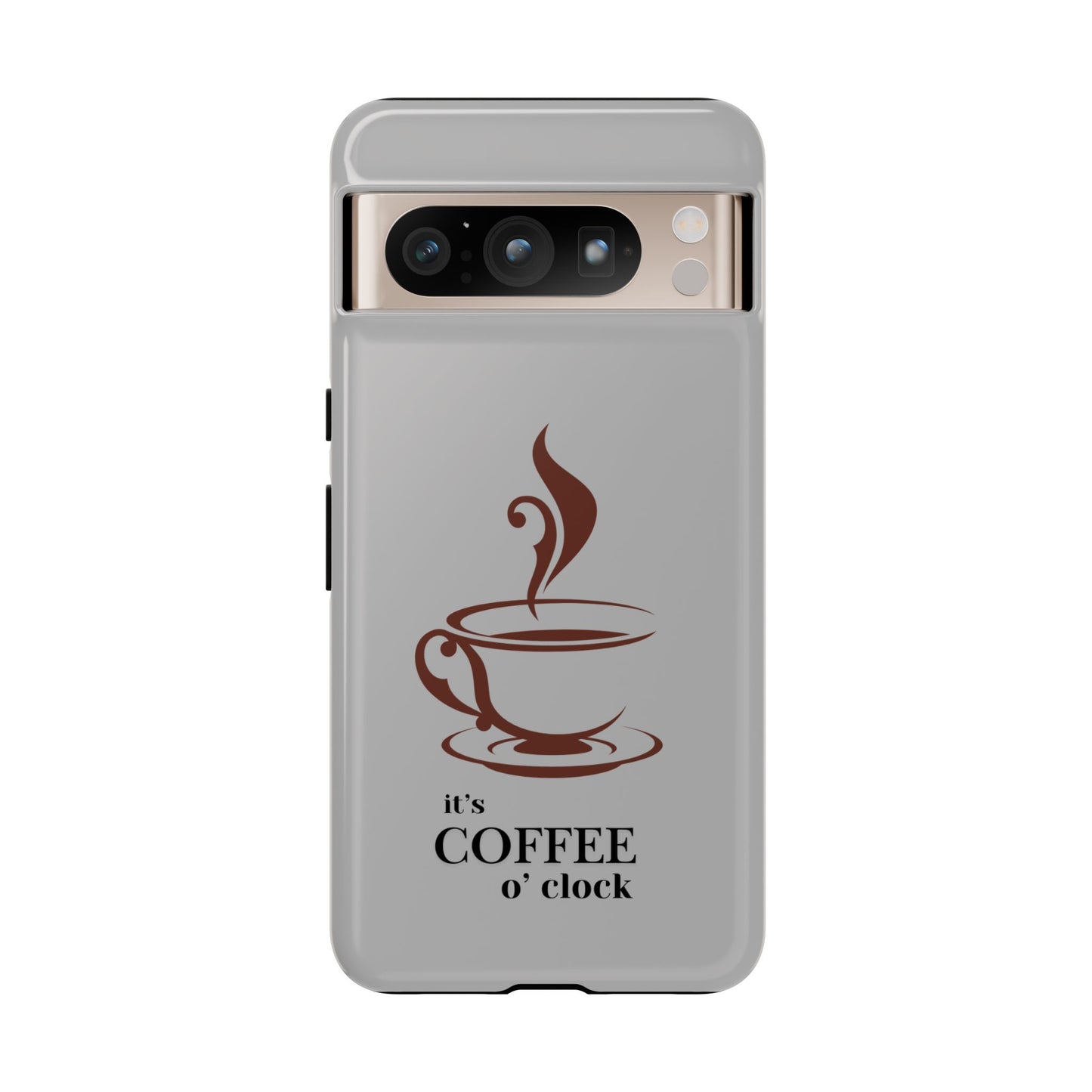 Coffee O'Clock Phone Case – Cute Coffee Cup Protective Phone Cover