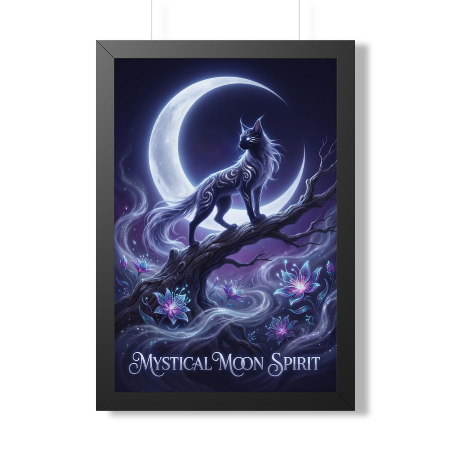 "Mystical Moon Spirit" Framed Poster