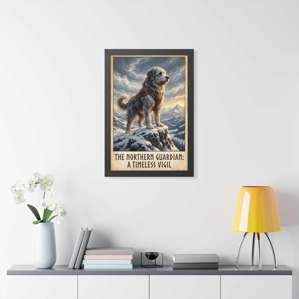 "The Northern Guardian: A Timeless Vigil" Framed Poster