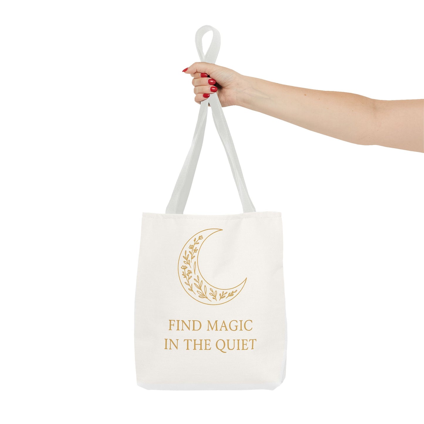 Find Magic In The Quiet Crescent Moon Tote