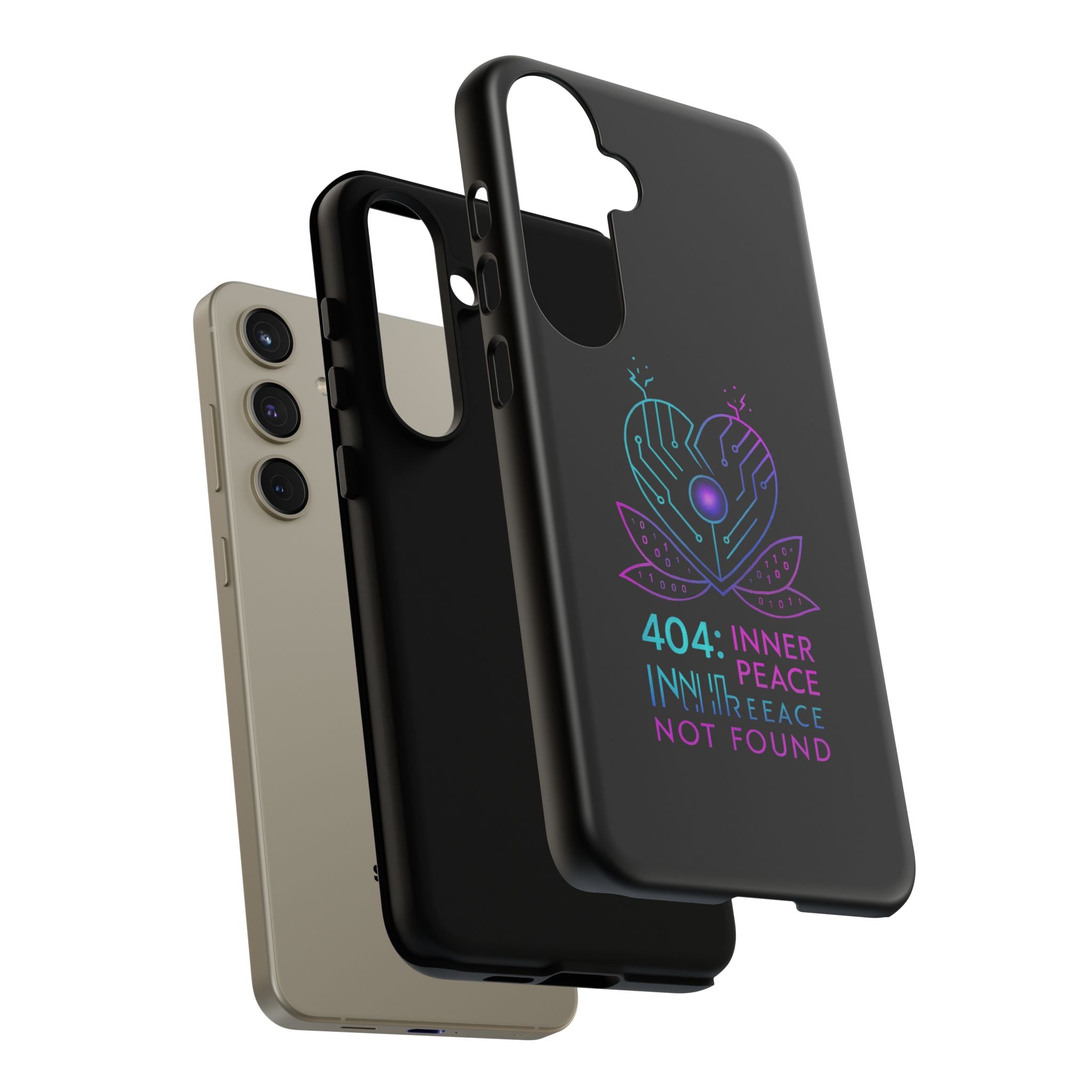 404 Inner Peace Phone Case | Tough Cases, Tech Accessories, Gift for Her, Cool Phone Cover, Unique Smartphone Case