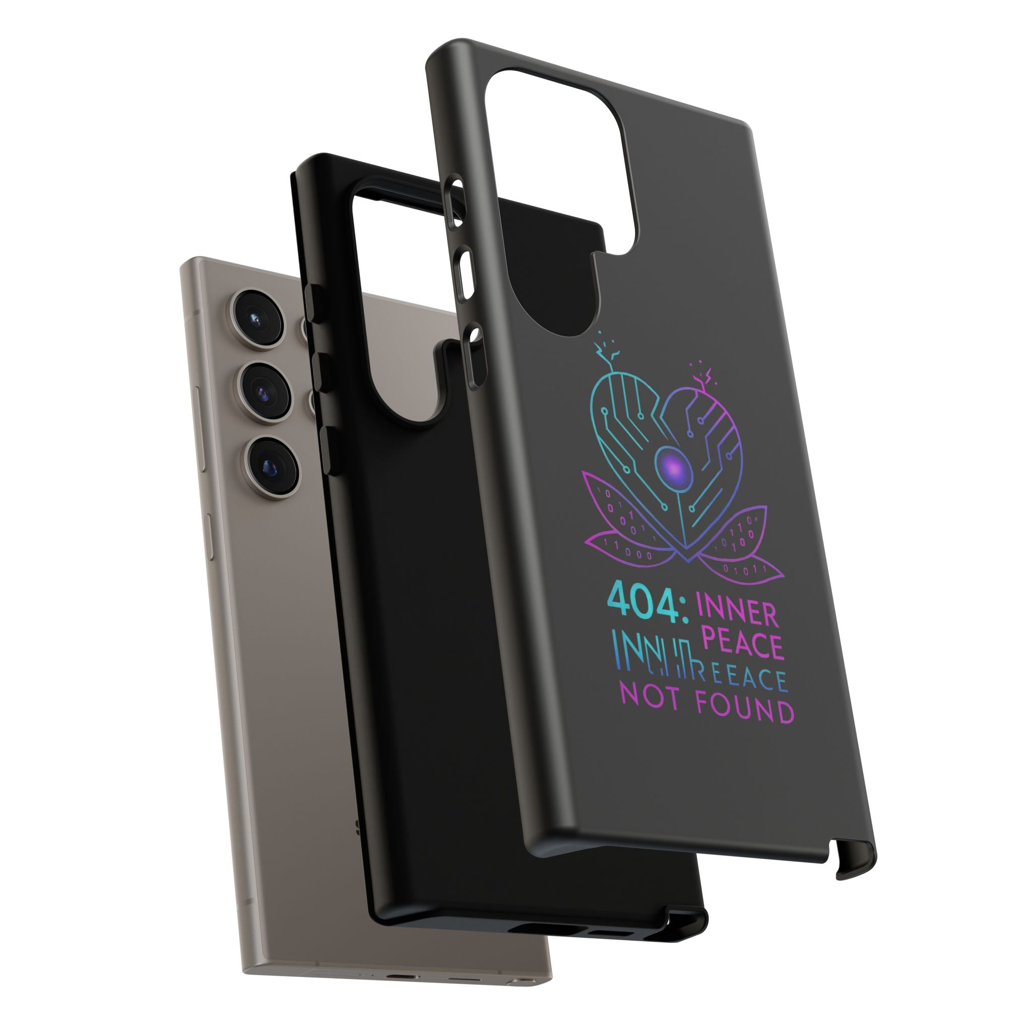 404 Inner Peace Phone Case | Tough Cases, Tech Accessories, Gift for Her, Cool Phone Cover, Unique Smartphone Case