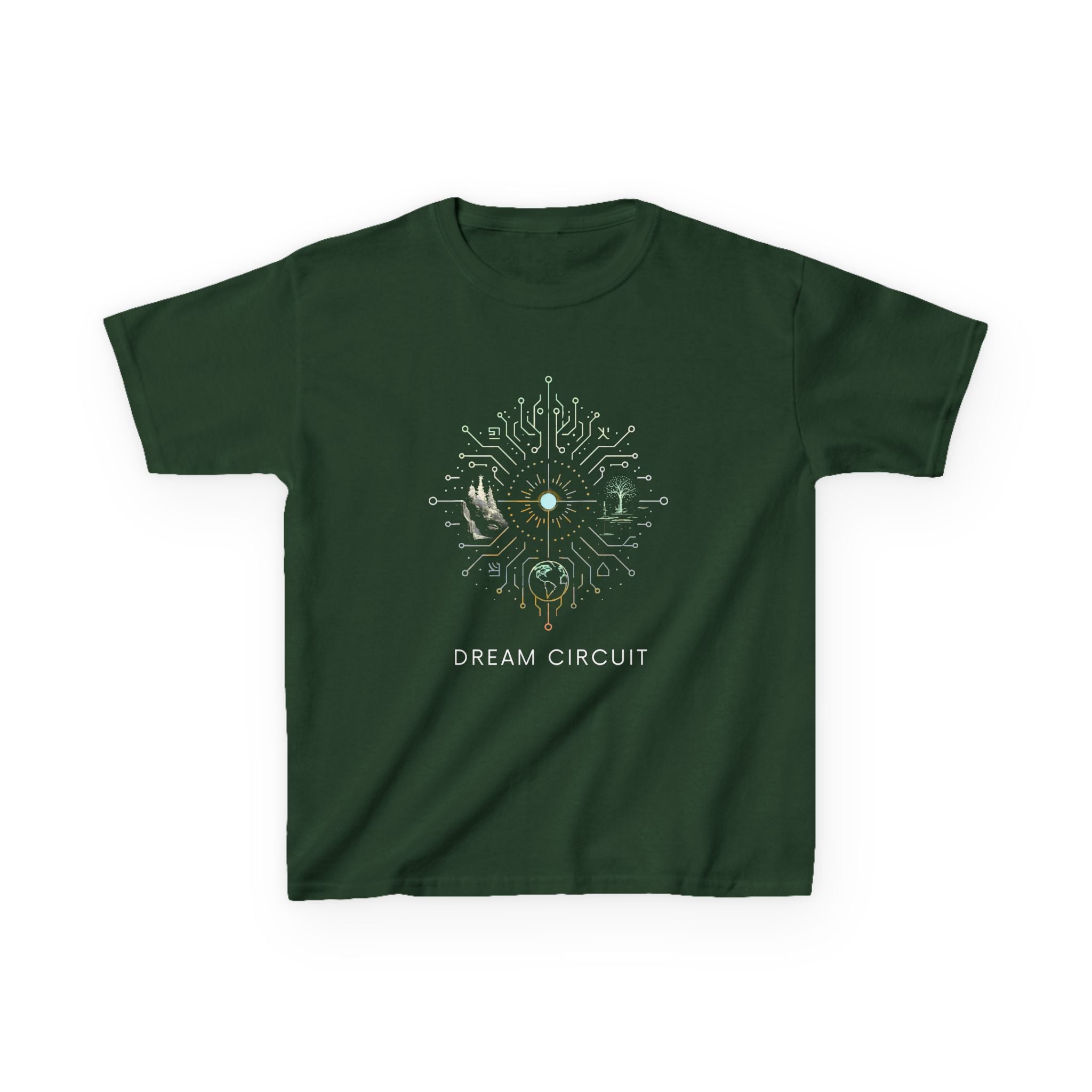 Dream Circuit Kids Tee - Cool Graphic T-Shirt for Creative Minds, Perfect for Birthdays, Everyday Wear, School Events, Gift Ideas