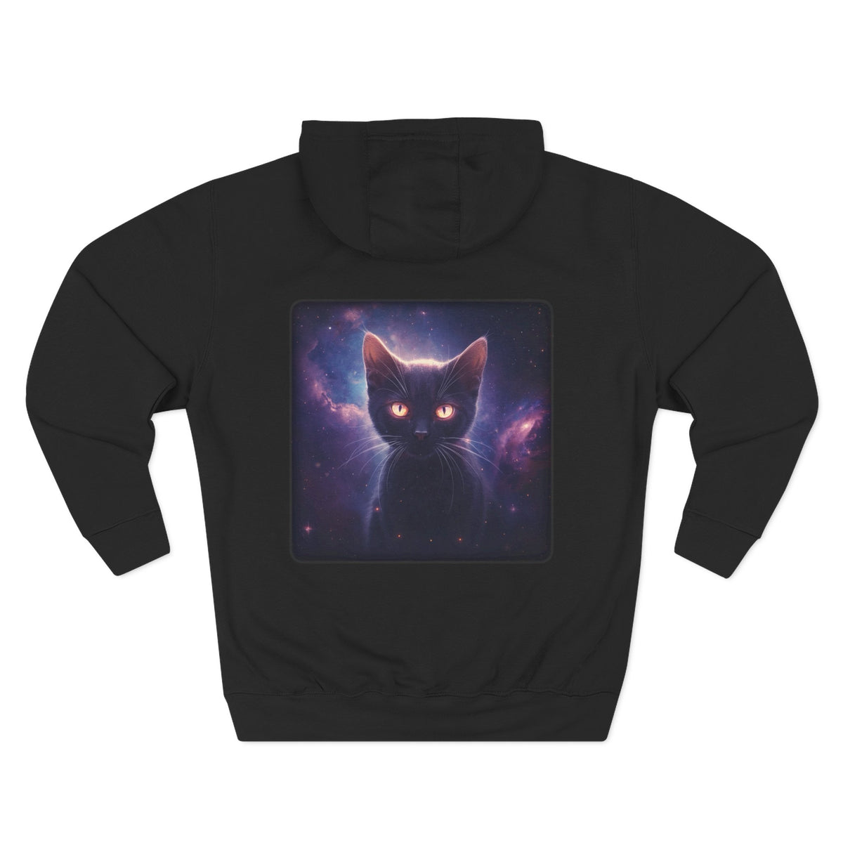 "Born Among the Stars" Fleece Cat Hoodie