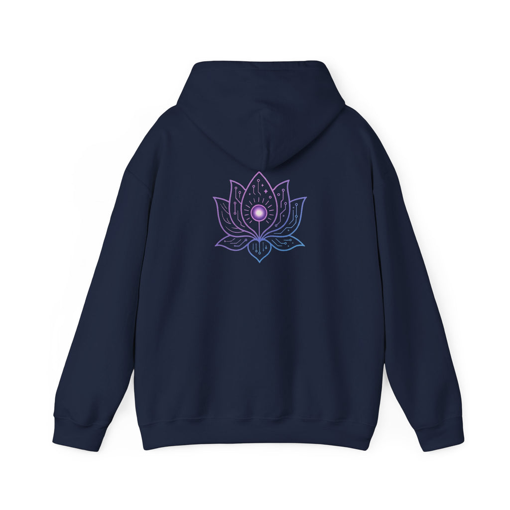 Lotus Flower Hoodie, Spiritual Sweatshirt, Yoga Gear, Meditation Apparel, Unisex Heavy Blend Hoodie, Gift for Him and Her