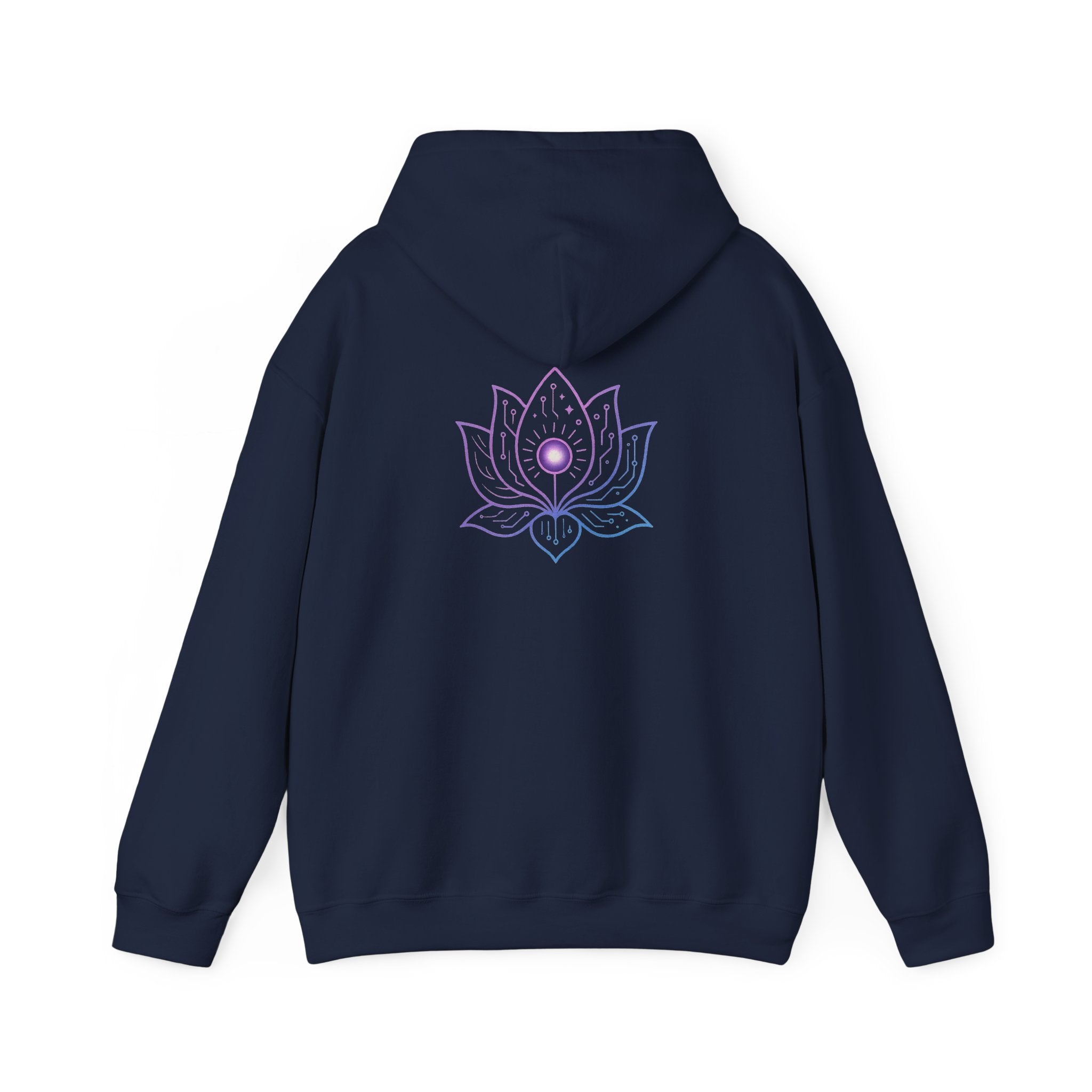 Lotus Flower Hoodie, Spiritual Sweatshirt, Yoga Gear, Meditation Apparel, Unisex Heavy Blend Hoodie, Gift for Him and Her