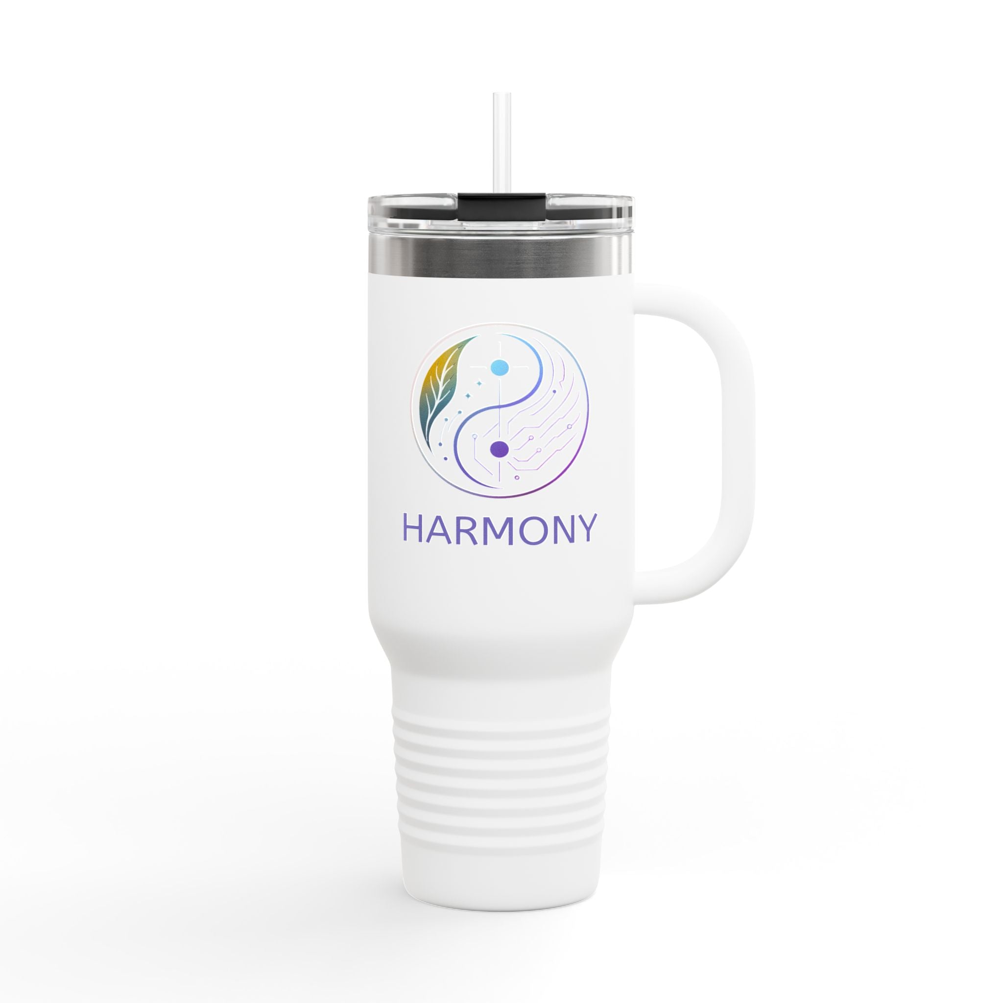 Harmony Insulated Travel Mug, 40oz – Perfect for Coffee Lovers, Eco-Friendly Drinkware, Yoga Gifts, Travel Companion, Outdoor Adventures