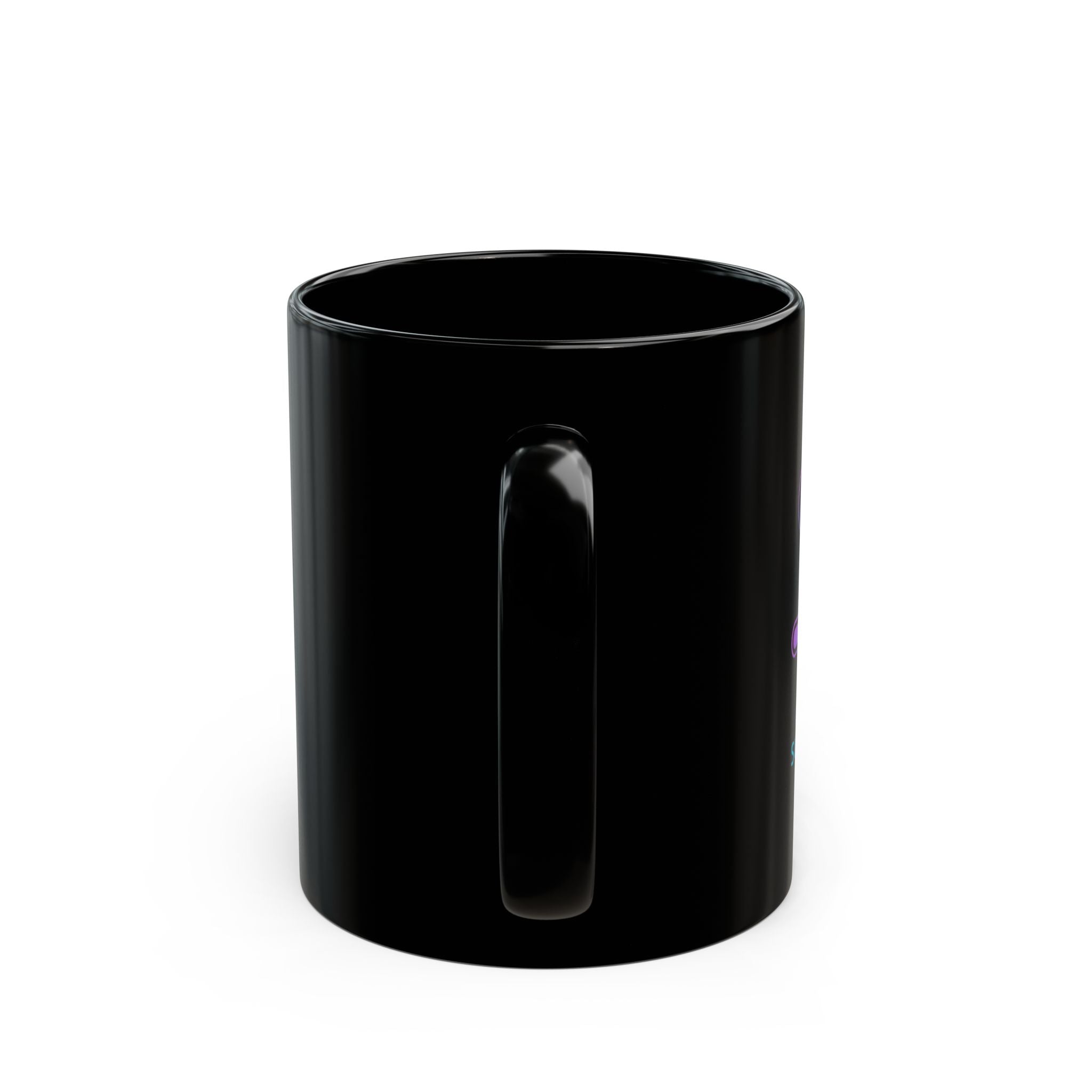 Sleek Black Coffee Mug, Modern Design, Perfect for Home or Office, Great Gift for Coffee Lovers, 11oz & 15oz Sizes