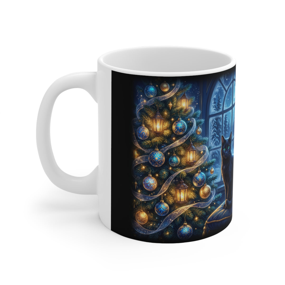 Christmas Cat Coffee Mug