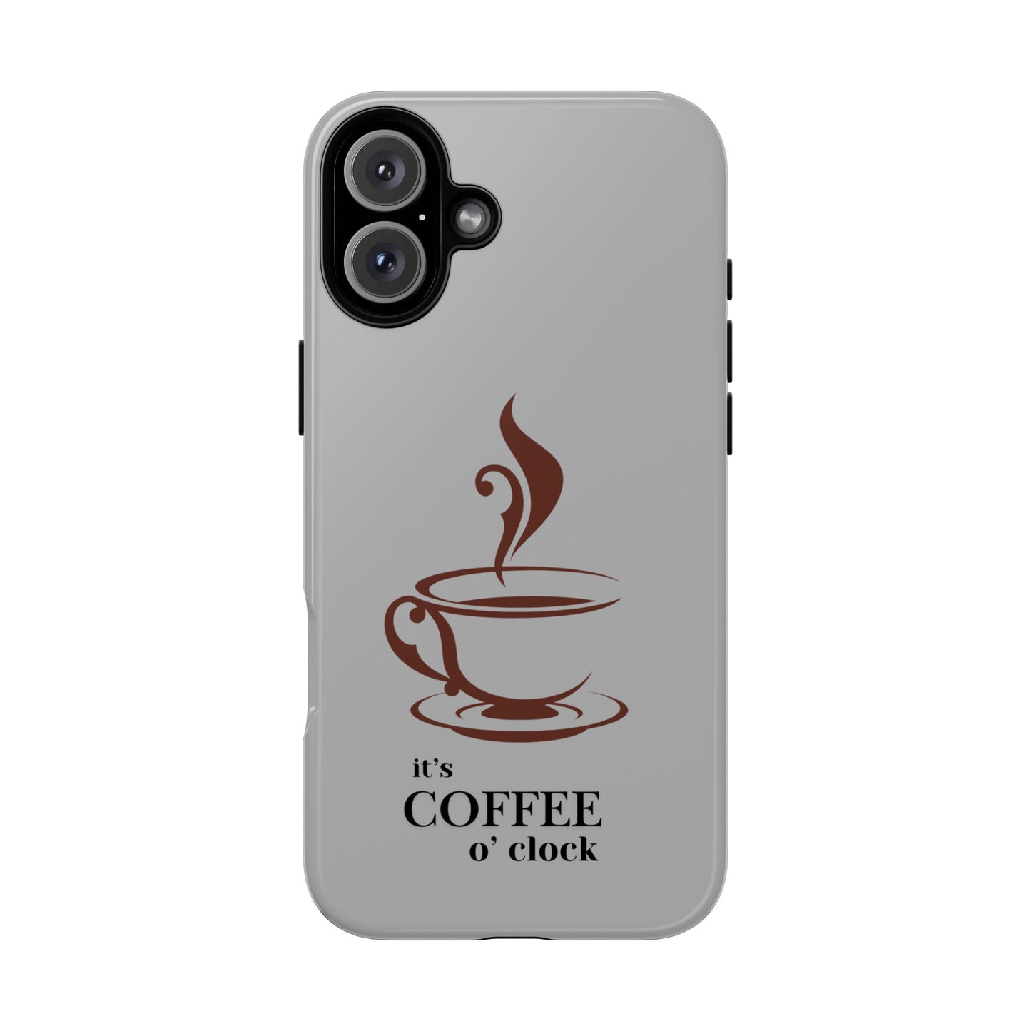 Coffee O'Clock Phone Case – Cute Coffee Cup Protective Phone Cover