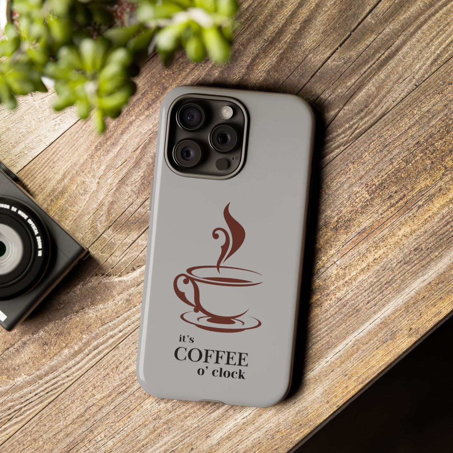 Coffee O'Clock Phone Case – Cute Coffee Cup Protective Phone Cover
