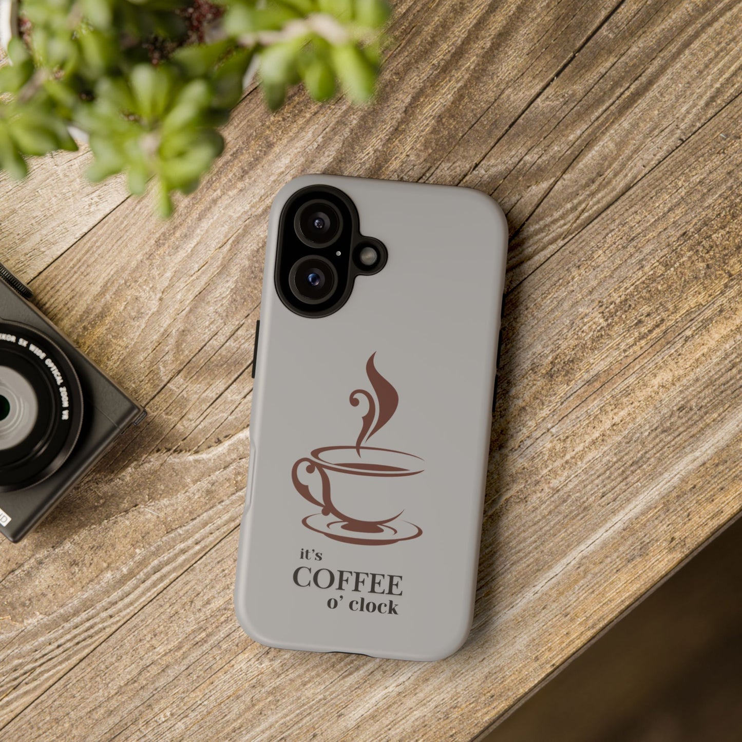 Coffee O'Clock Phone Case – Cute Coffee Cup Protective Phone Cover